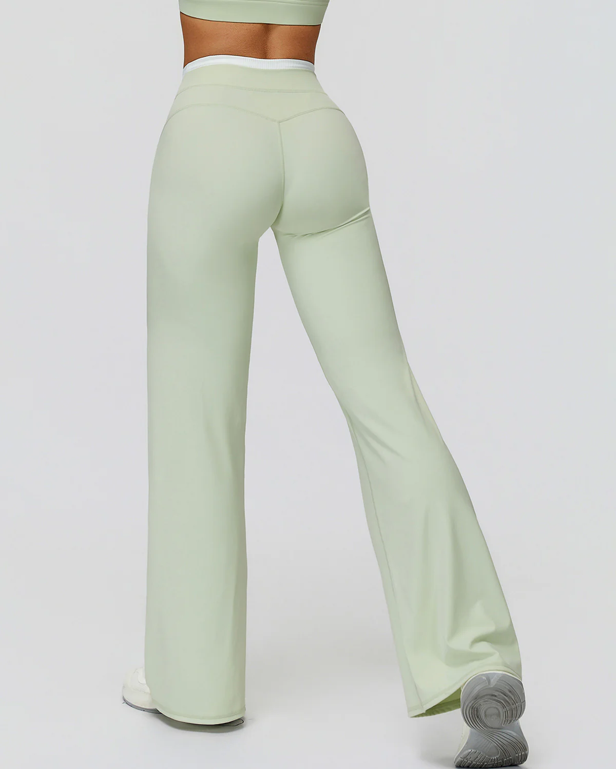 Alessia Flare Leggings - Green