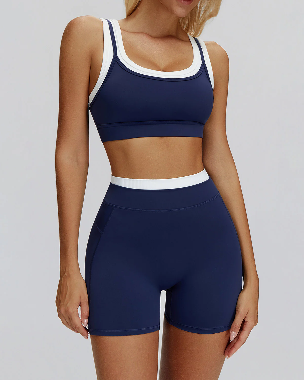 Alessia Sports Bra - Navy - Image 3