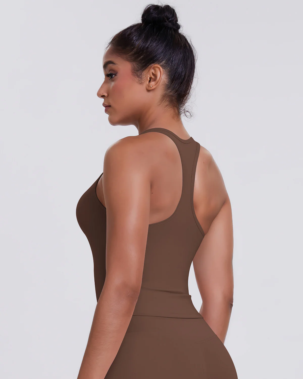 Alina Crop Top - Brown - Image 5