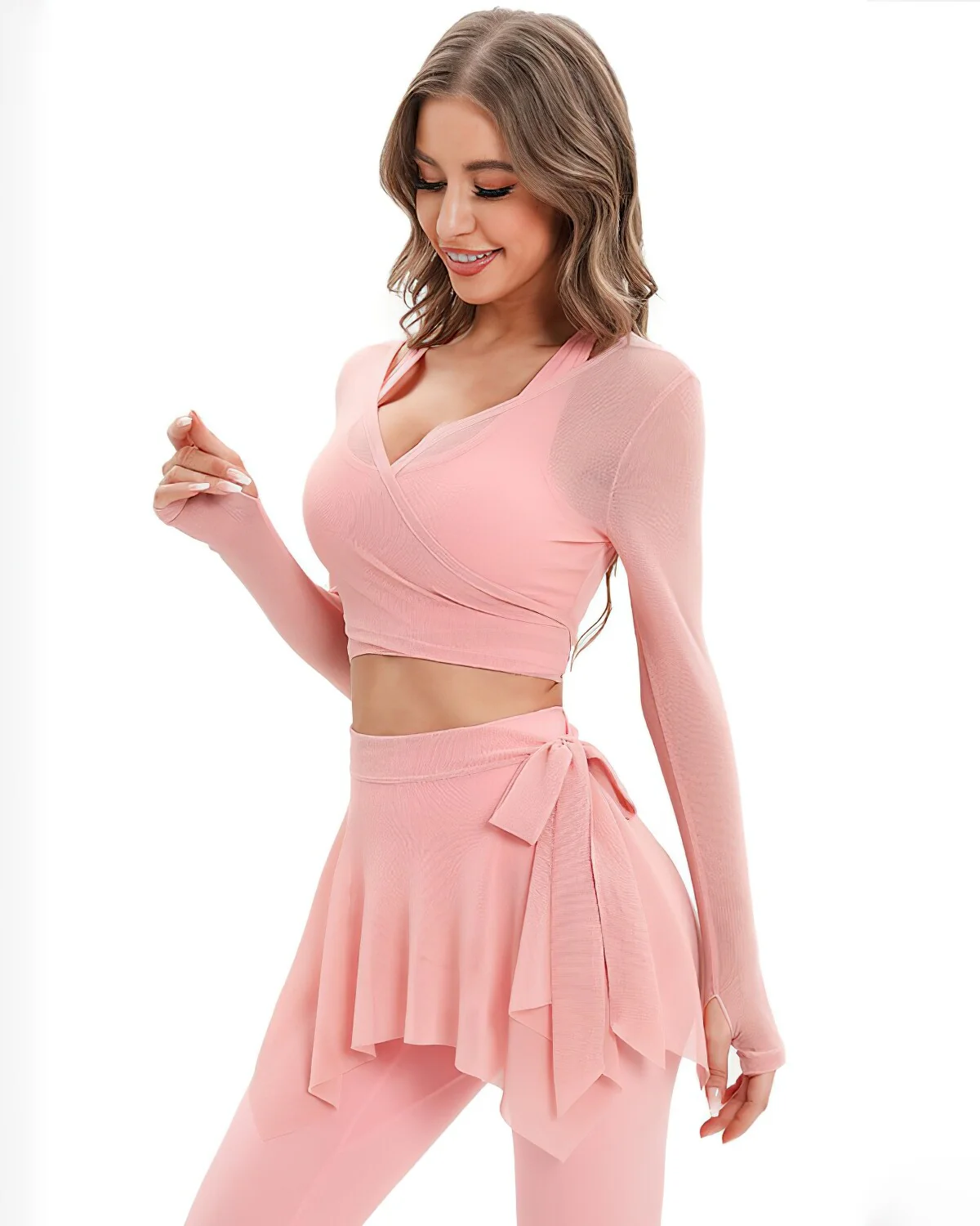 Aliza Flow Skirt - Pink - Image 2