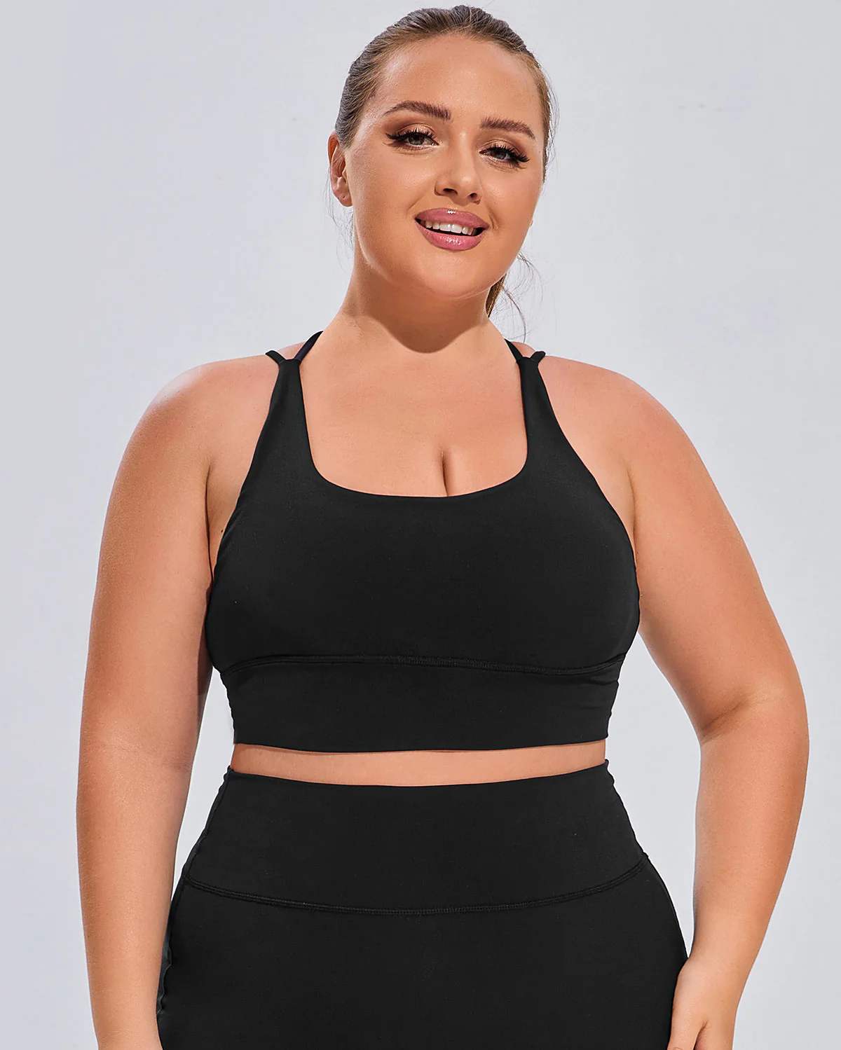 Amaryllis Sports Bra - Black - Image 2