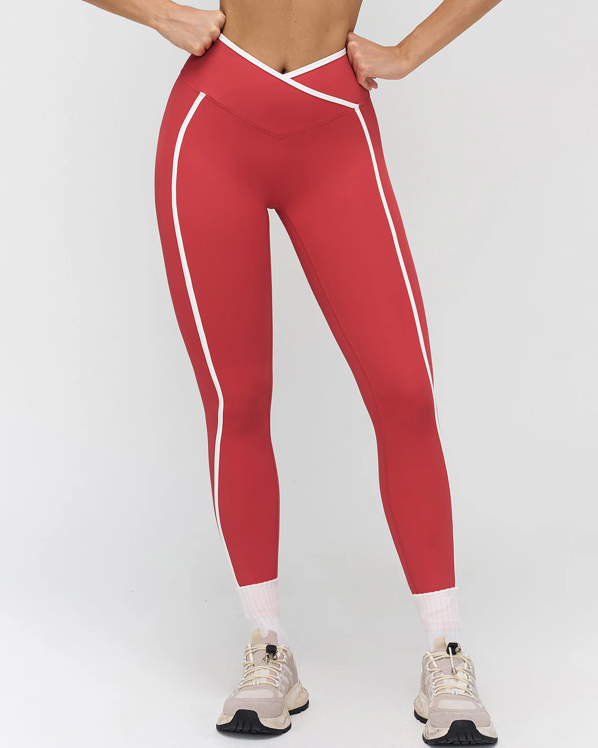 Anika Seamless Leggings - Red - Image 2