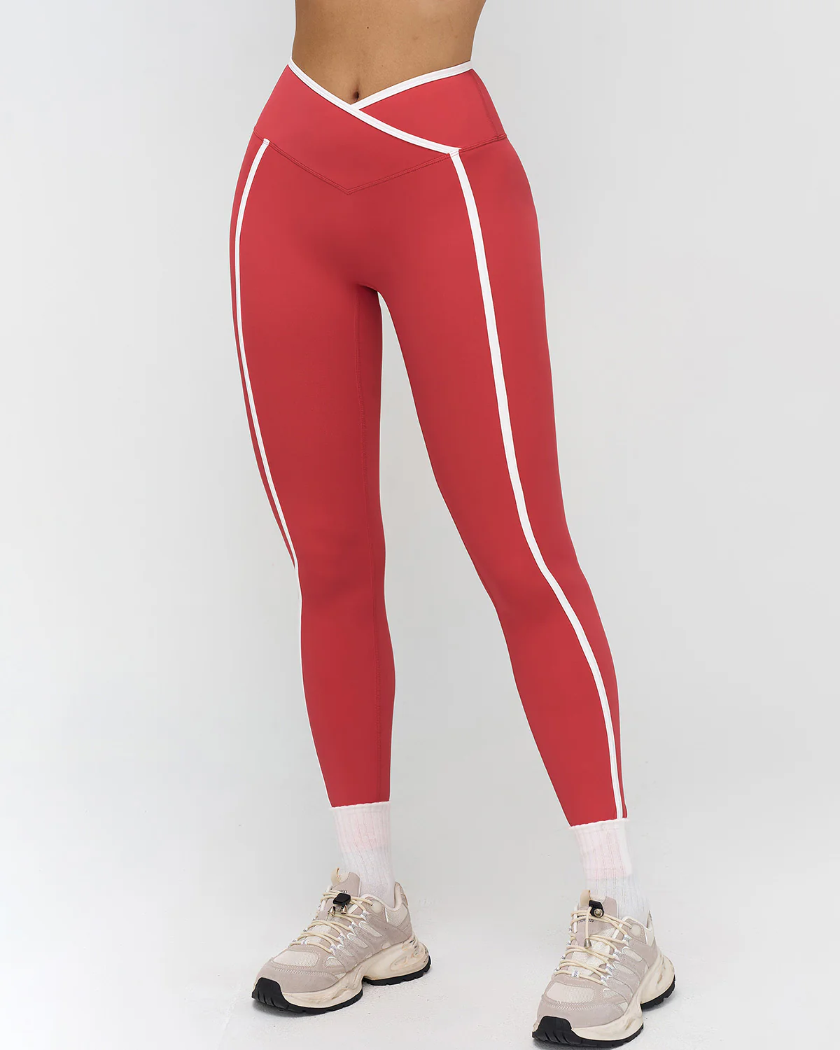 Anika Seamless Leggings - Red - Image 4