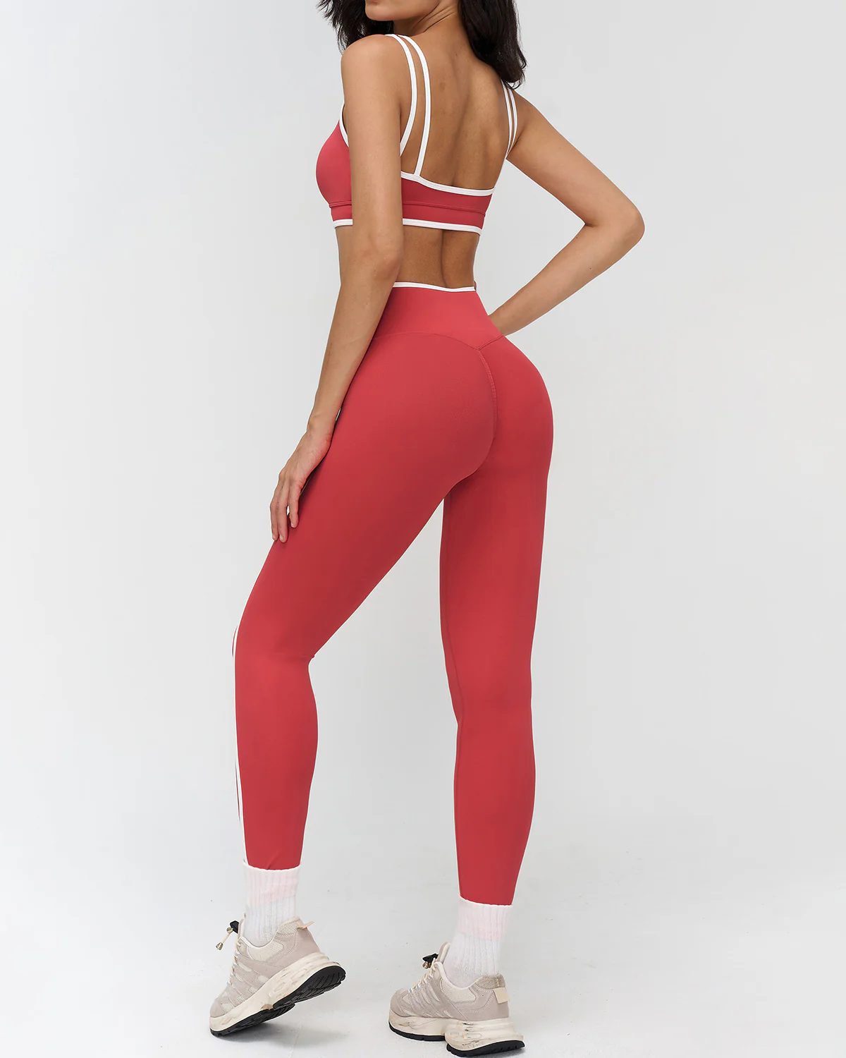 Anika Seamless Leggings - Red - Image 5