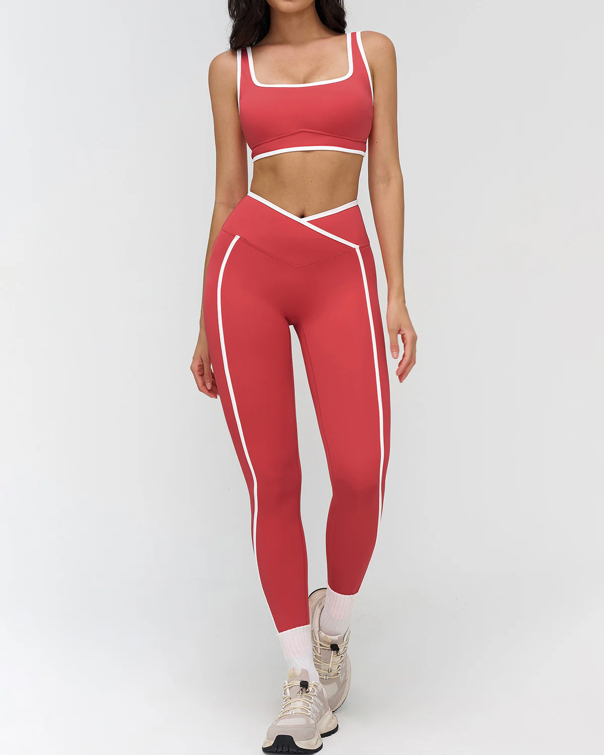 Anika Seamless Leggings - Red - Image 6