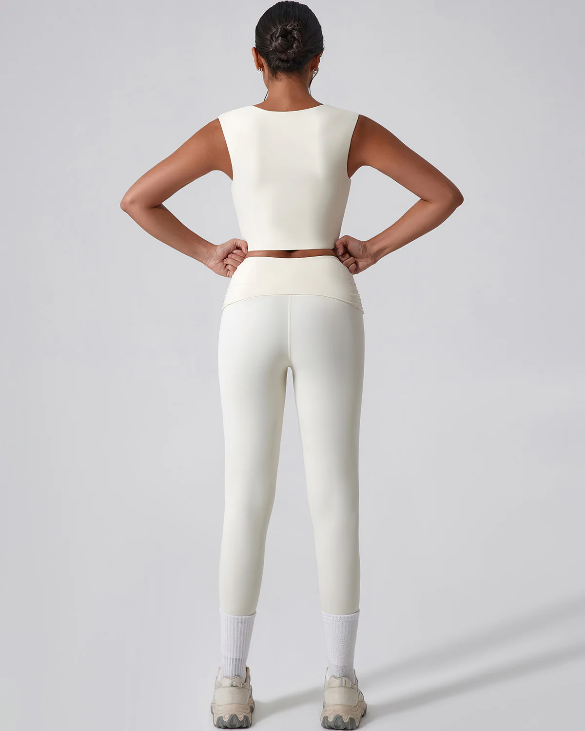 Astrid Seamless Leggings - Beige - Image 6
