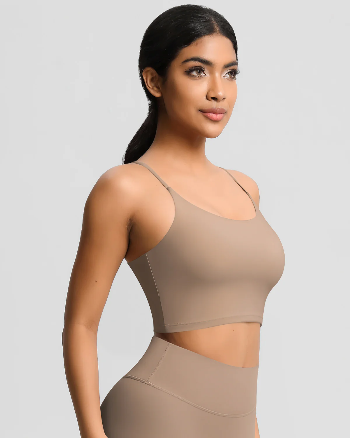 Ava Crop Top - Mocha - Image 4