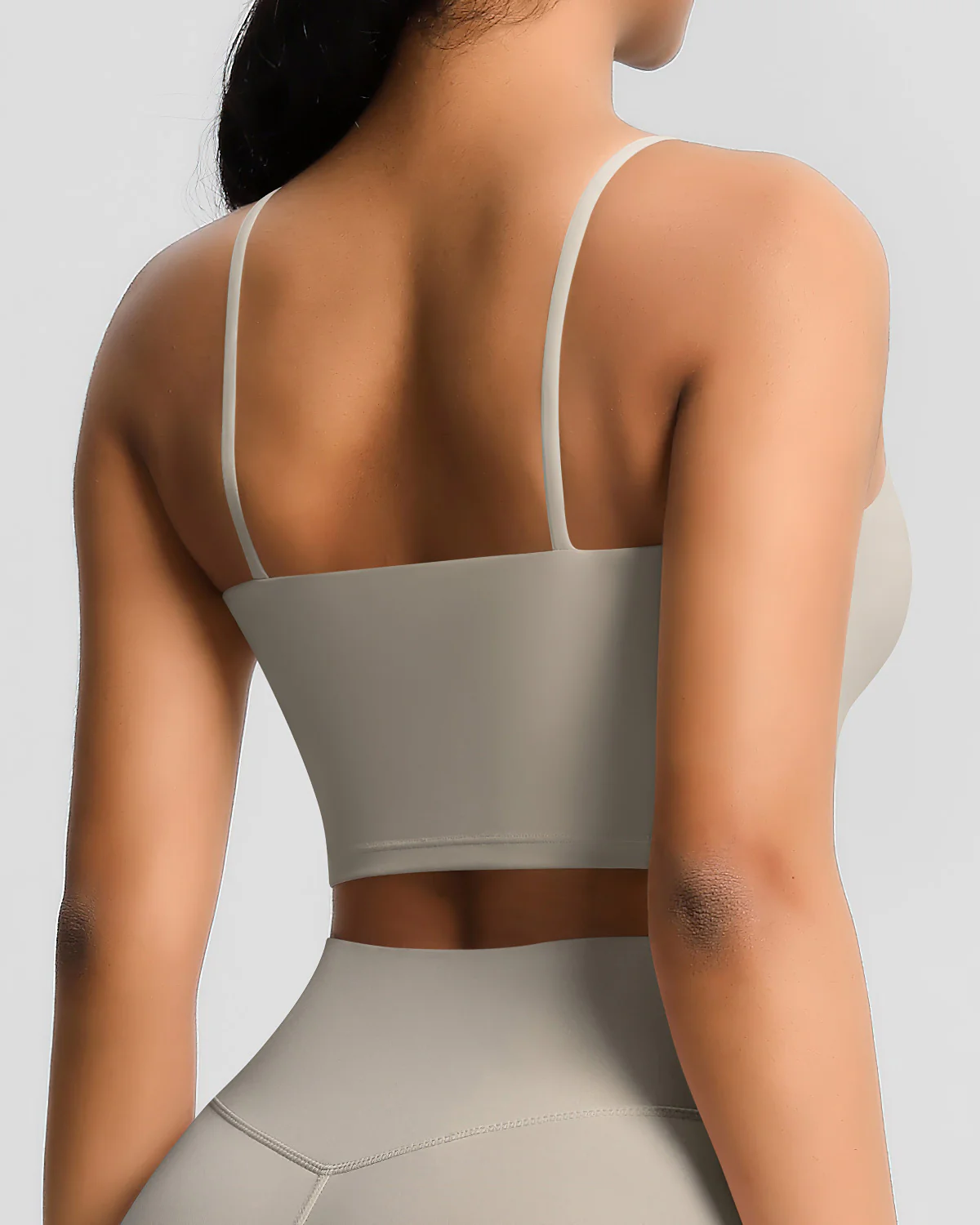 Ava Crop Top - Oatmeal - Image 3