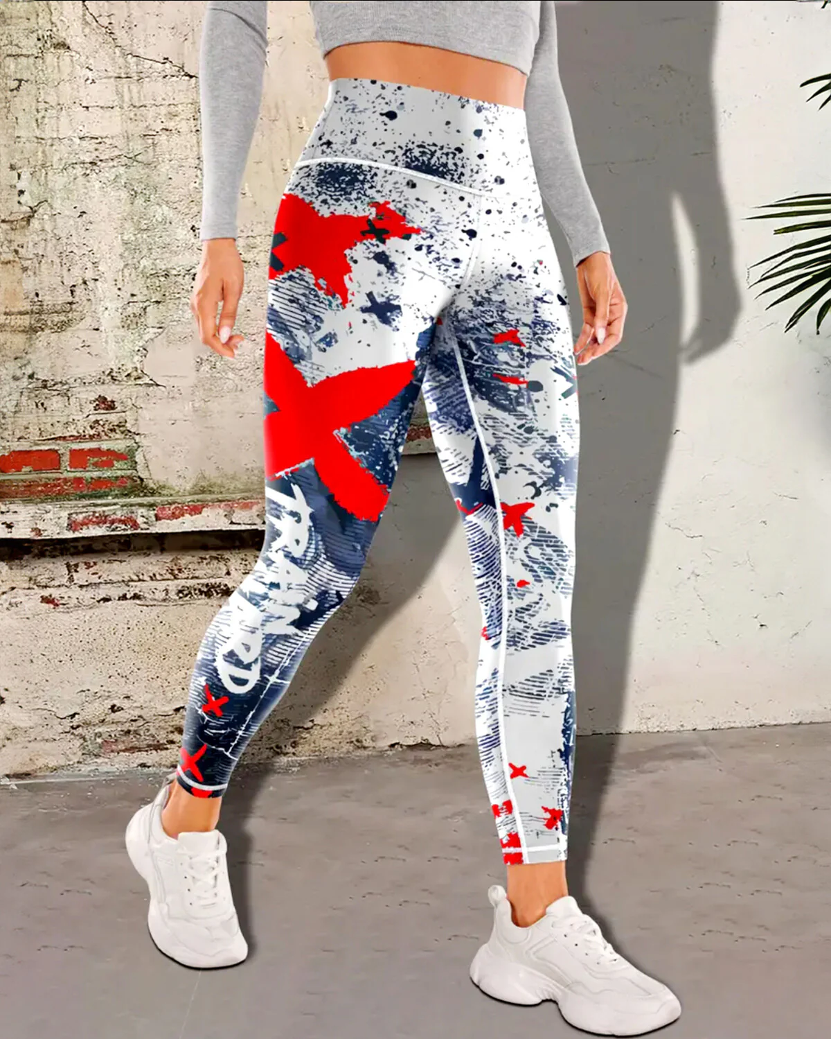 Beyond Limits Leggings - Red - Image 3