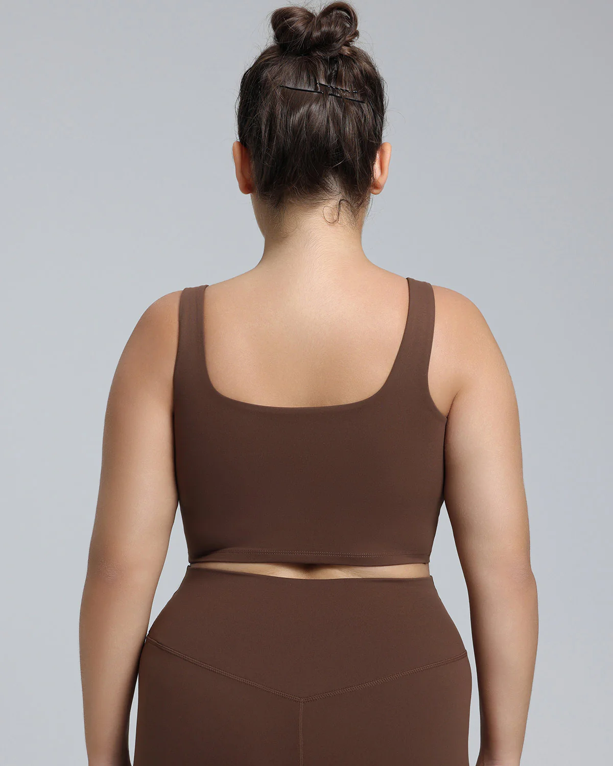 Camellia Sports Bra - Brown - Image 2