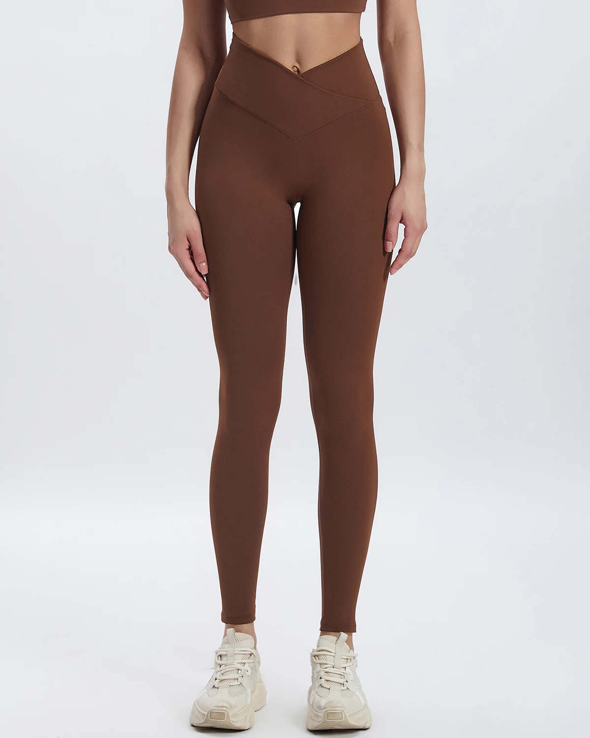 Celestia Seamless Leggings - Brown - Image 2