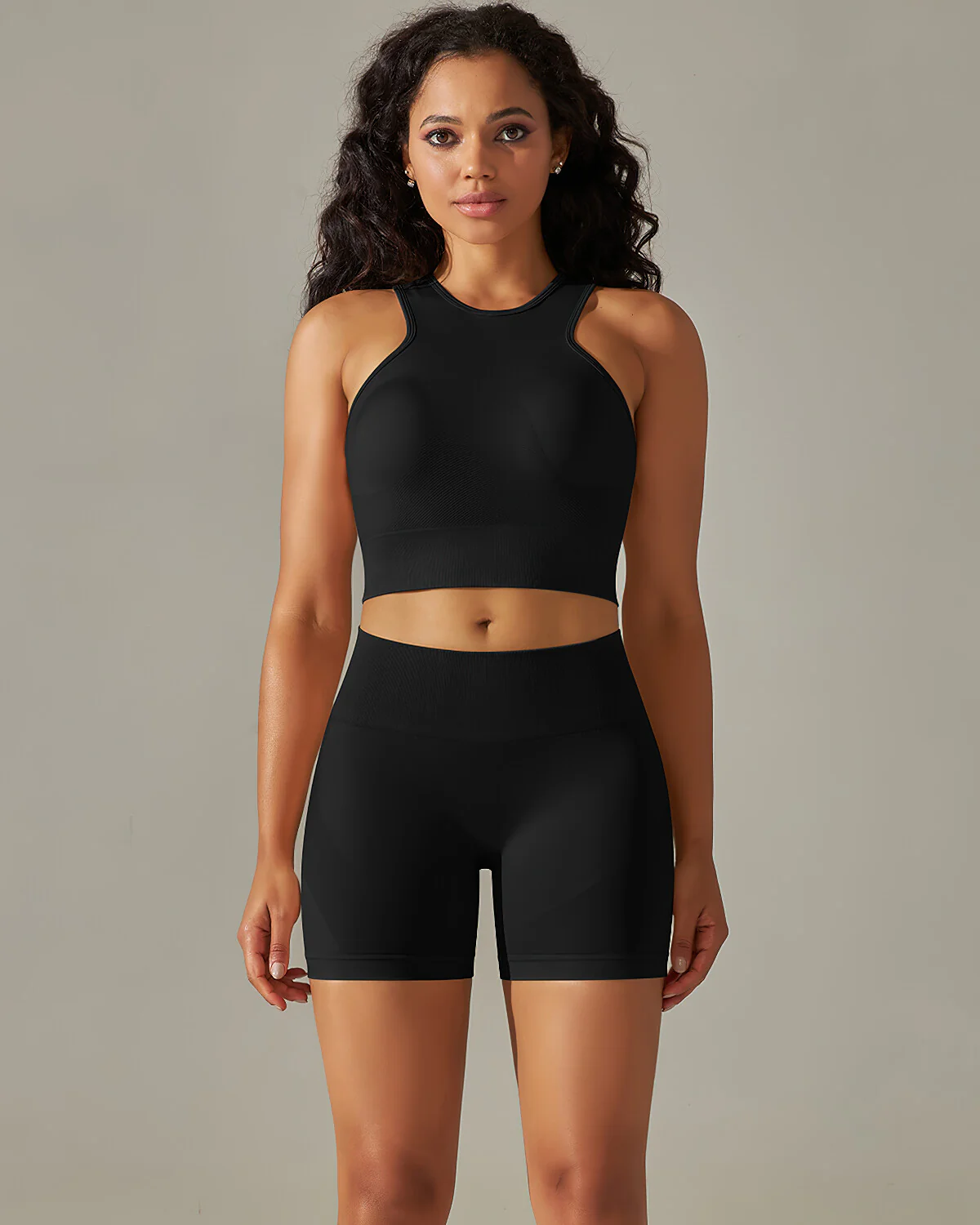 Cleo Crop Top - Black - Image 6