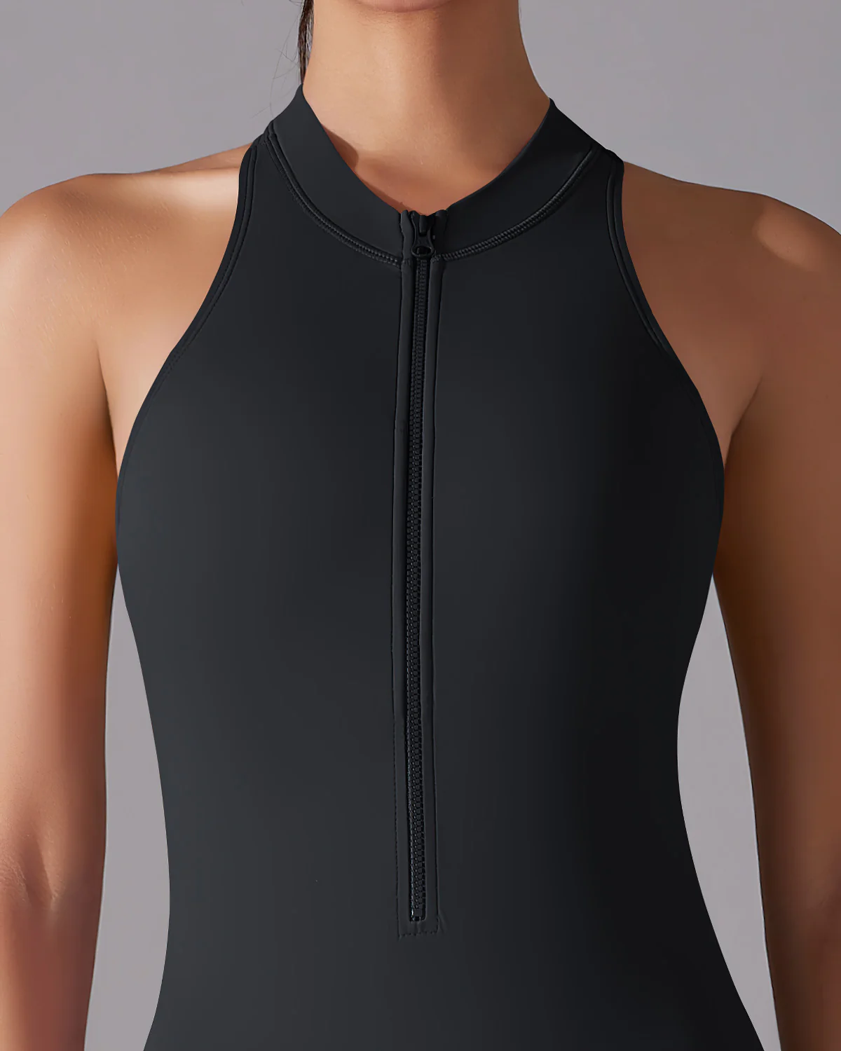 Coralie Seamless Scrunch Jumpsuit - Black - Image 7