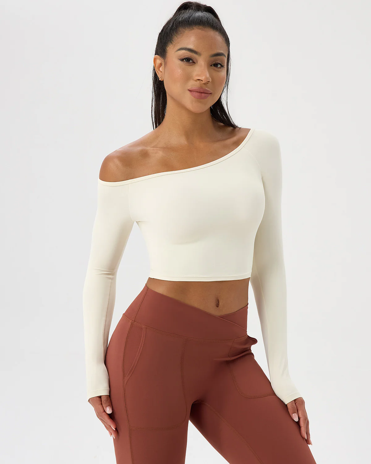 Delilah Long Sleeve - Beige - Image 3