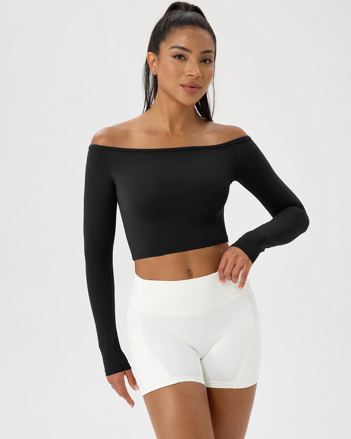 Delilah Long Sleeve - Black - Image 3