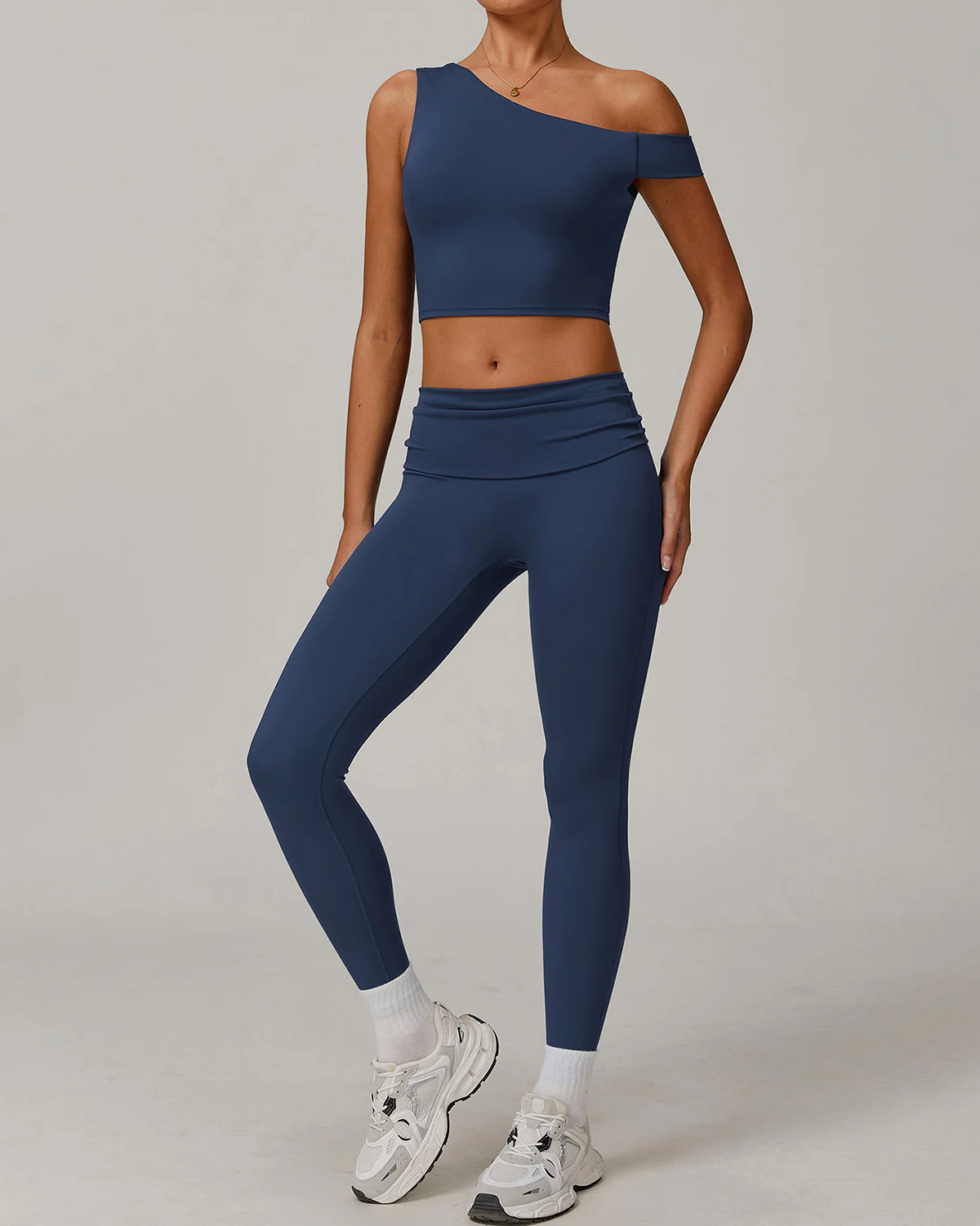 Demi Crop Top - Navy - Image 6