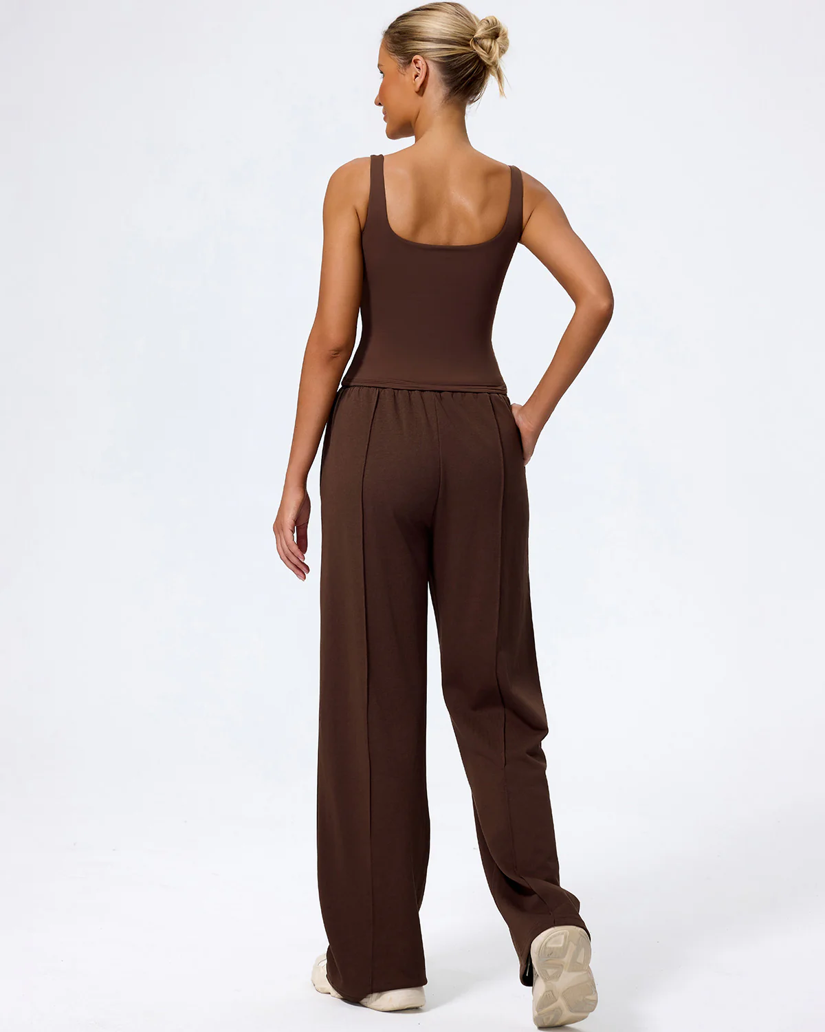 Eden Crop Top - Brown - Image 8