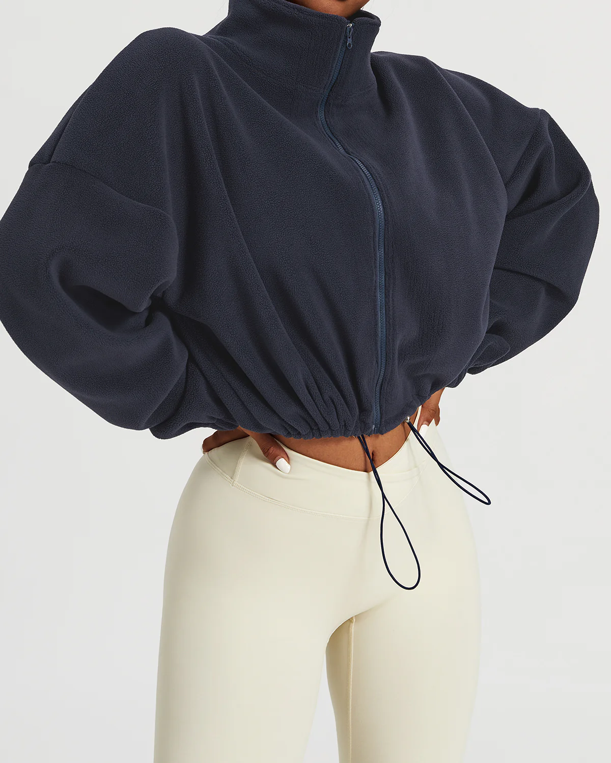 Ellie Crop Pullover - Blue - Image 4