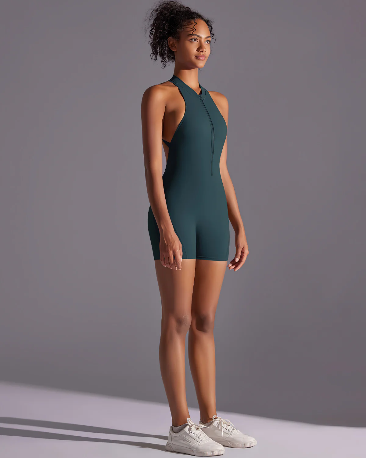 Elodie Seamless Scrunch Jumpsuit - Wood Green - Image 8