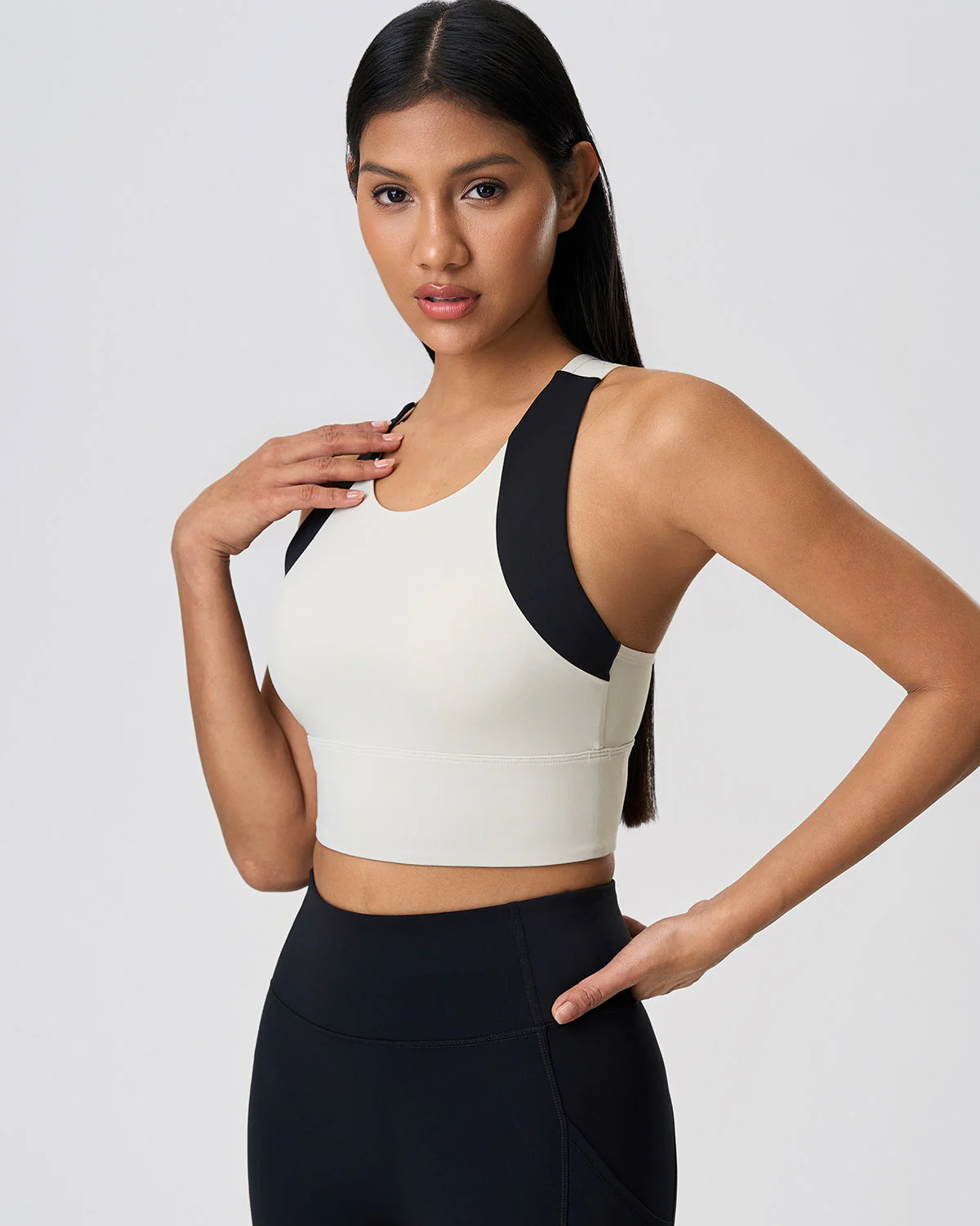 Evadne Crop Top - White - Image 2