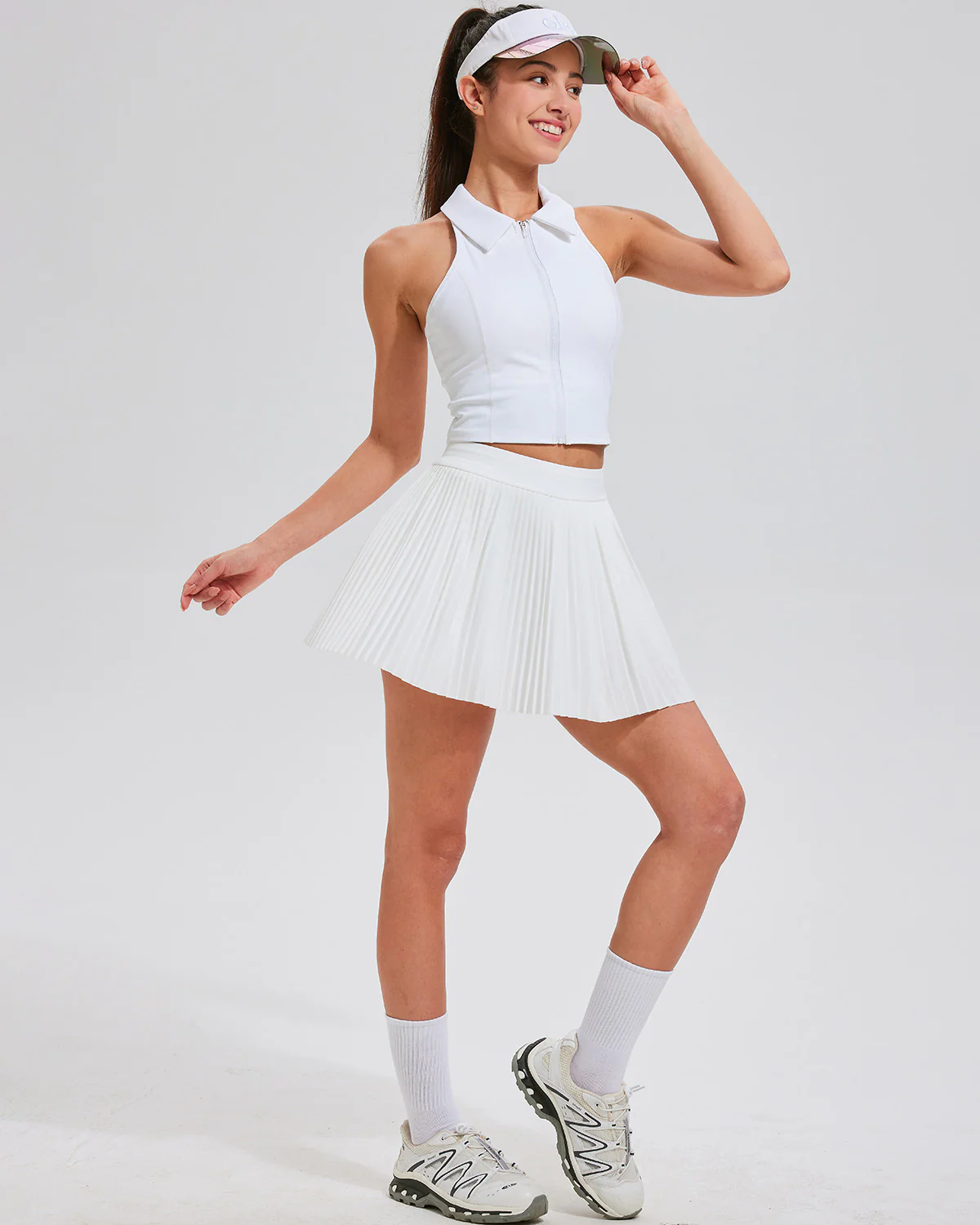 Faye Crop Top - White - Image 8