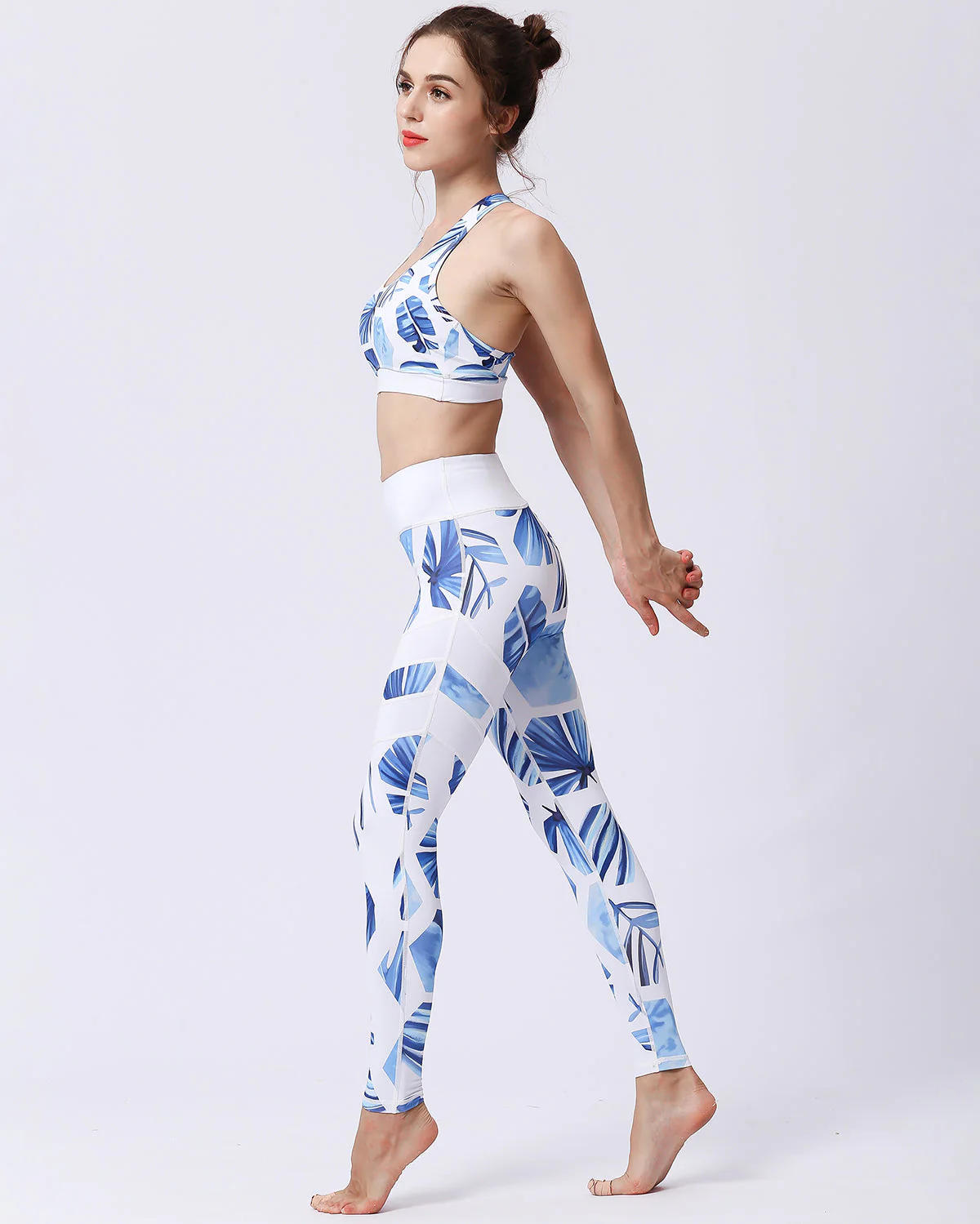 Fiorelli Monochrome Sport Bra - Blue - Image 5