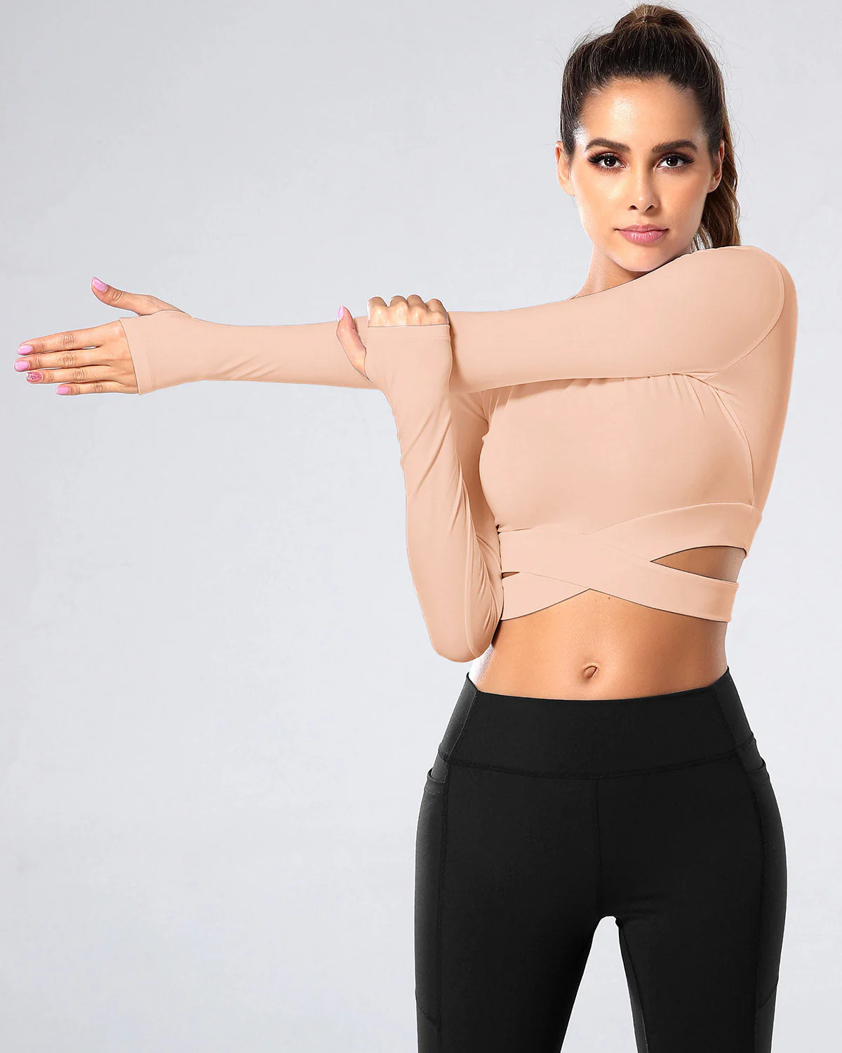 Georgia Rush Long Sleeve - Peach