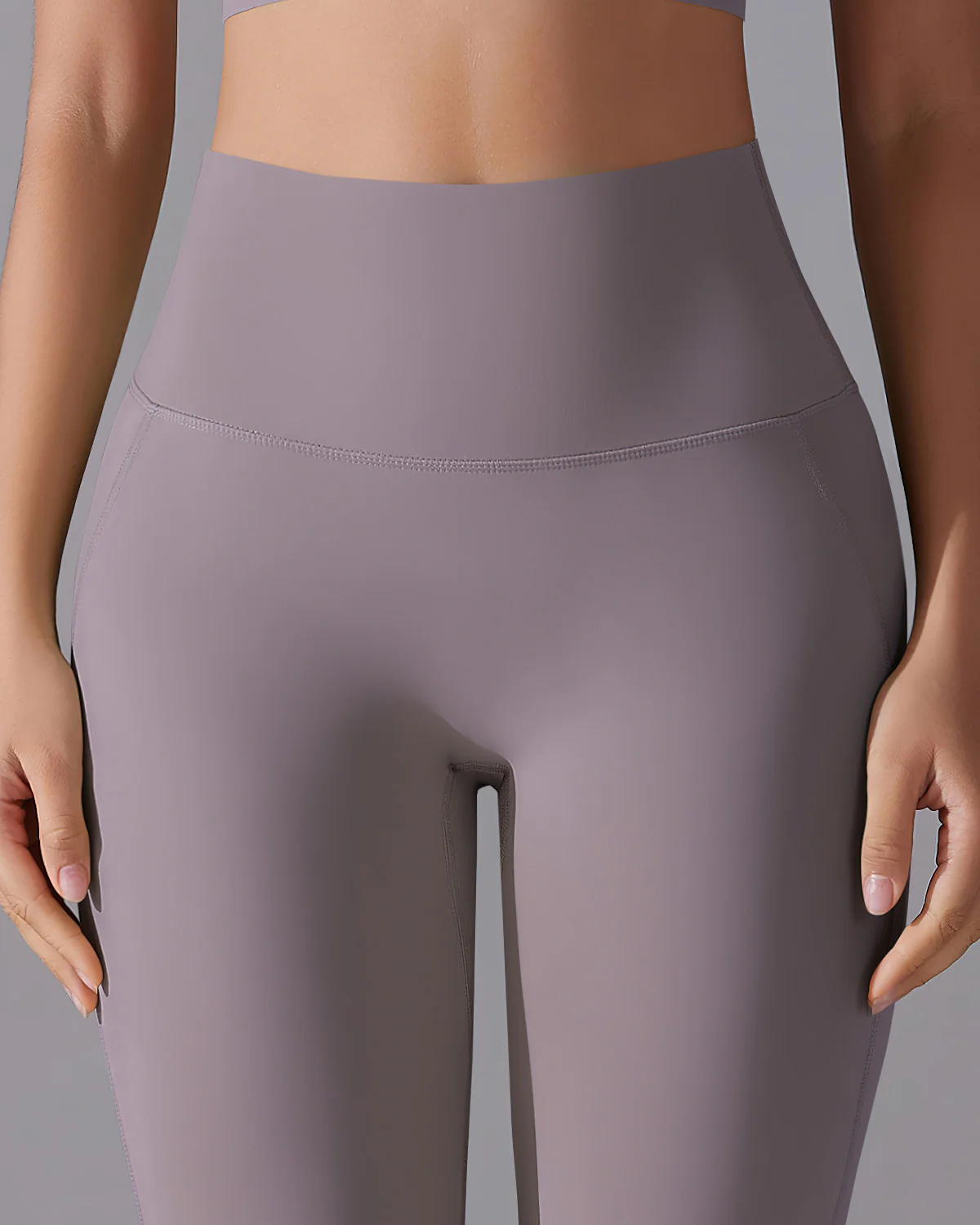 Giselle Seamless Leggings - Dusty Plum - Image 7