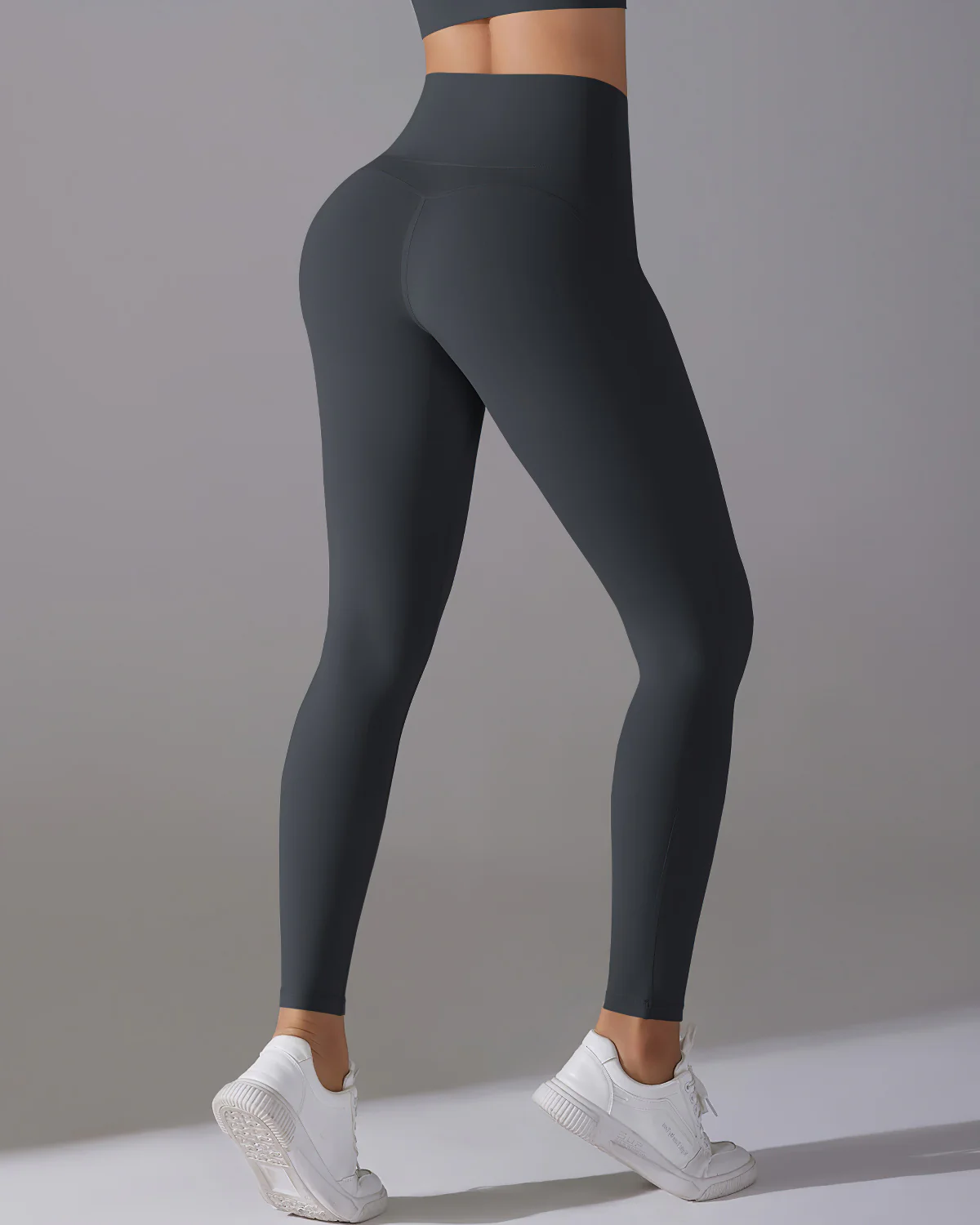 Giselle Seamless Leggings - Graphite - Image 2