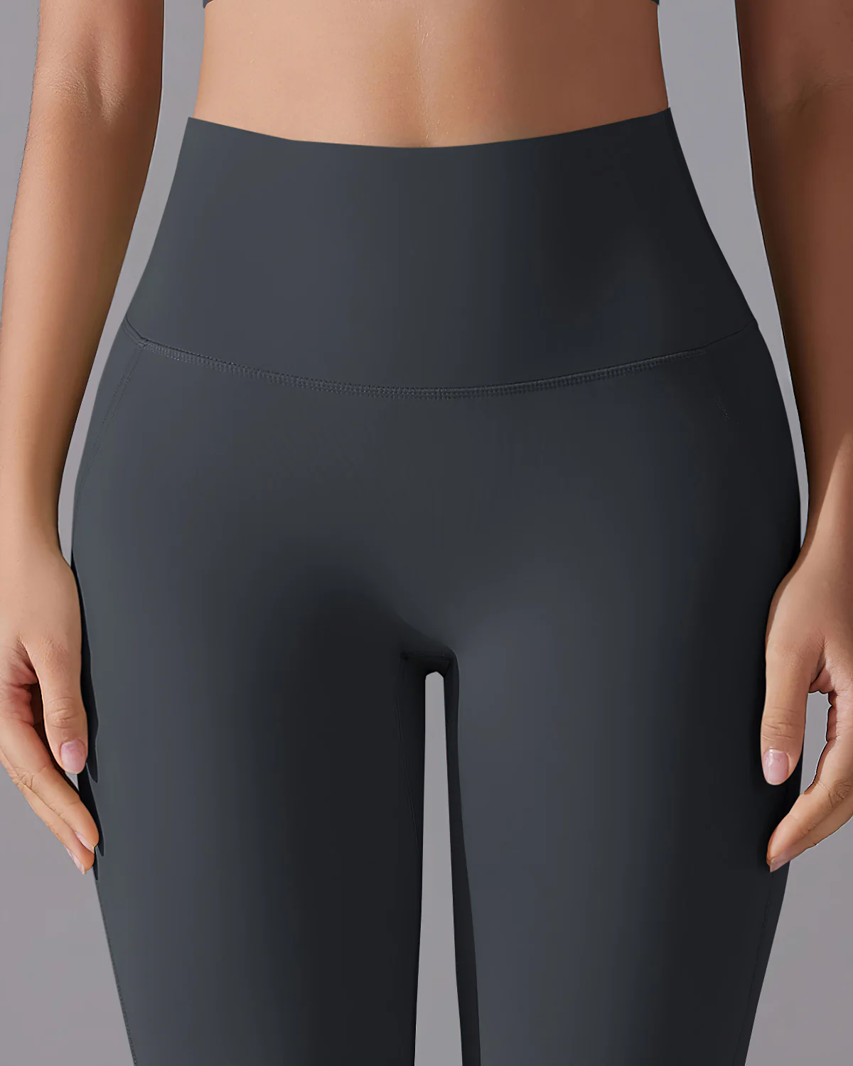 Giselle Seamless Leggings - Graphite - Image 7