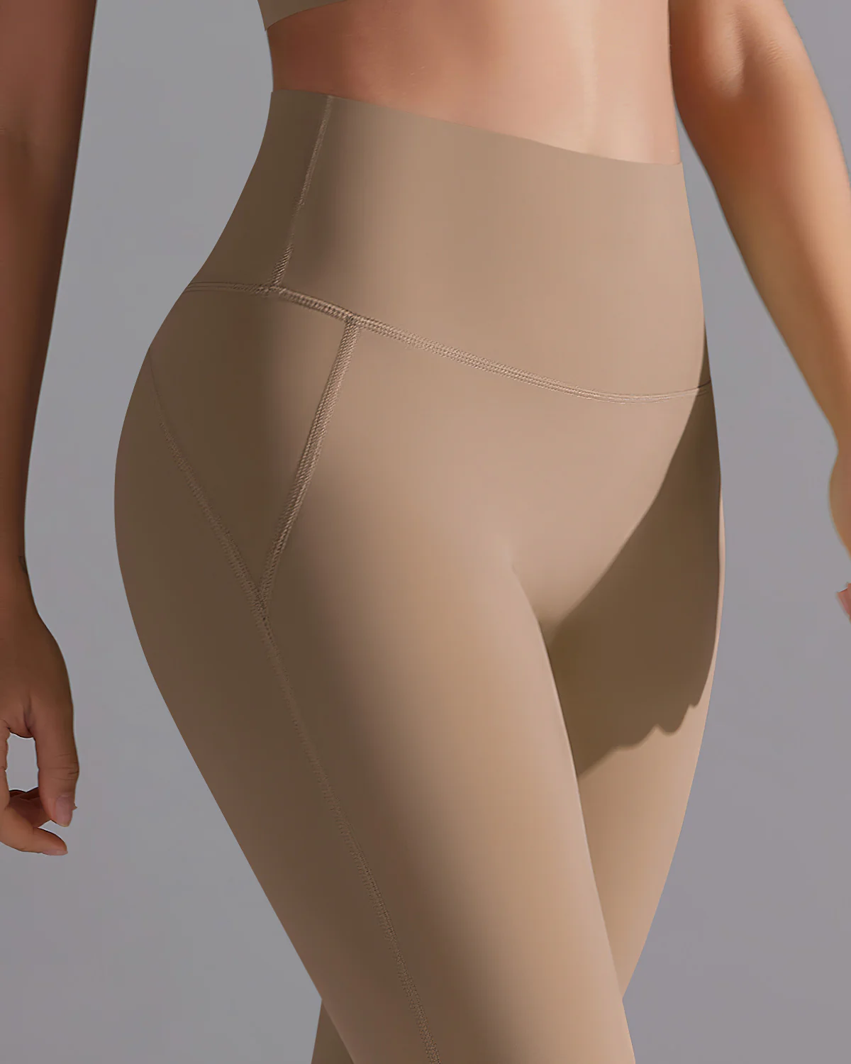 Giselle Seamless Leggings - Khaki - Image 8