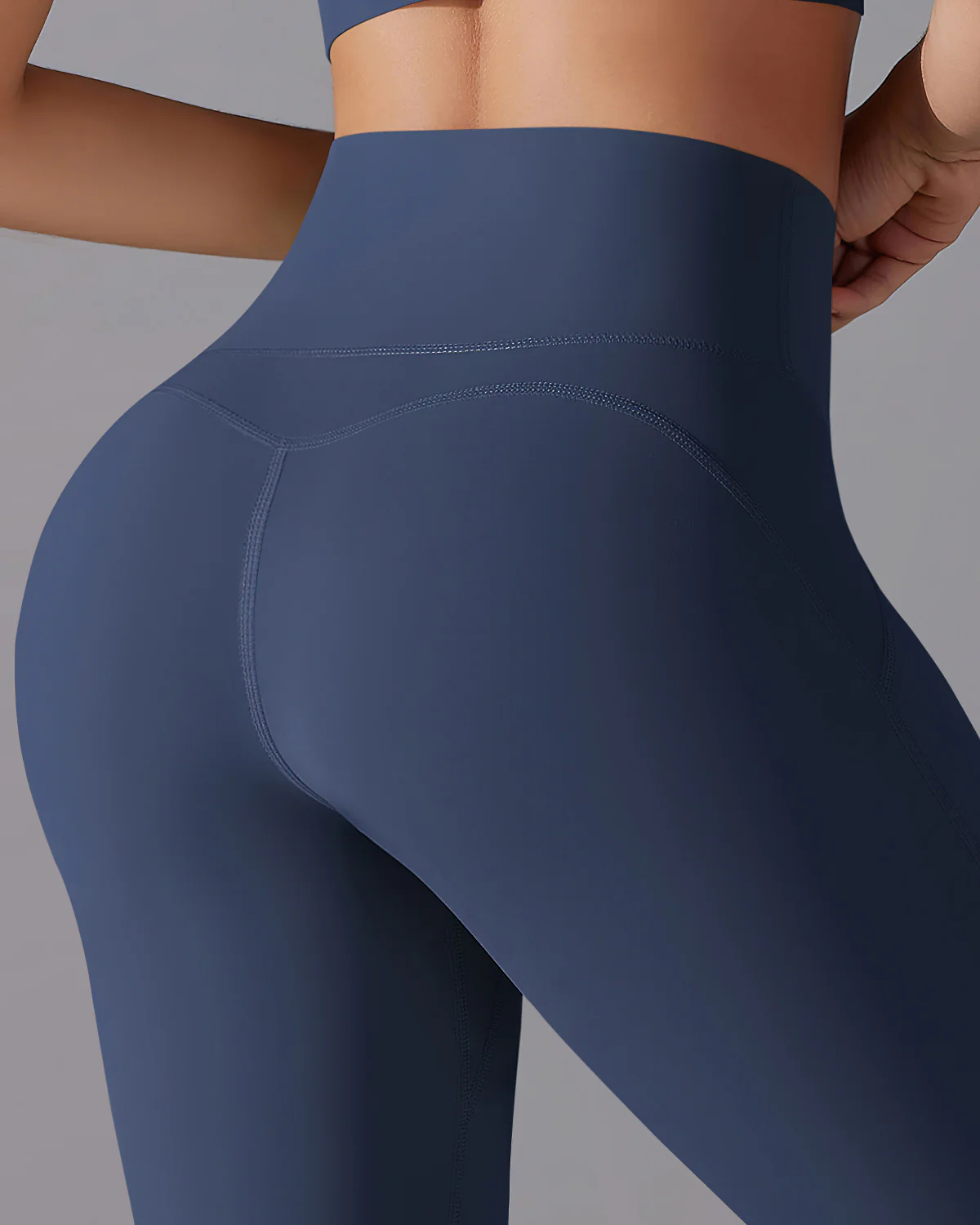 Giselle Seamless Leggings - Navy - Image 6