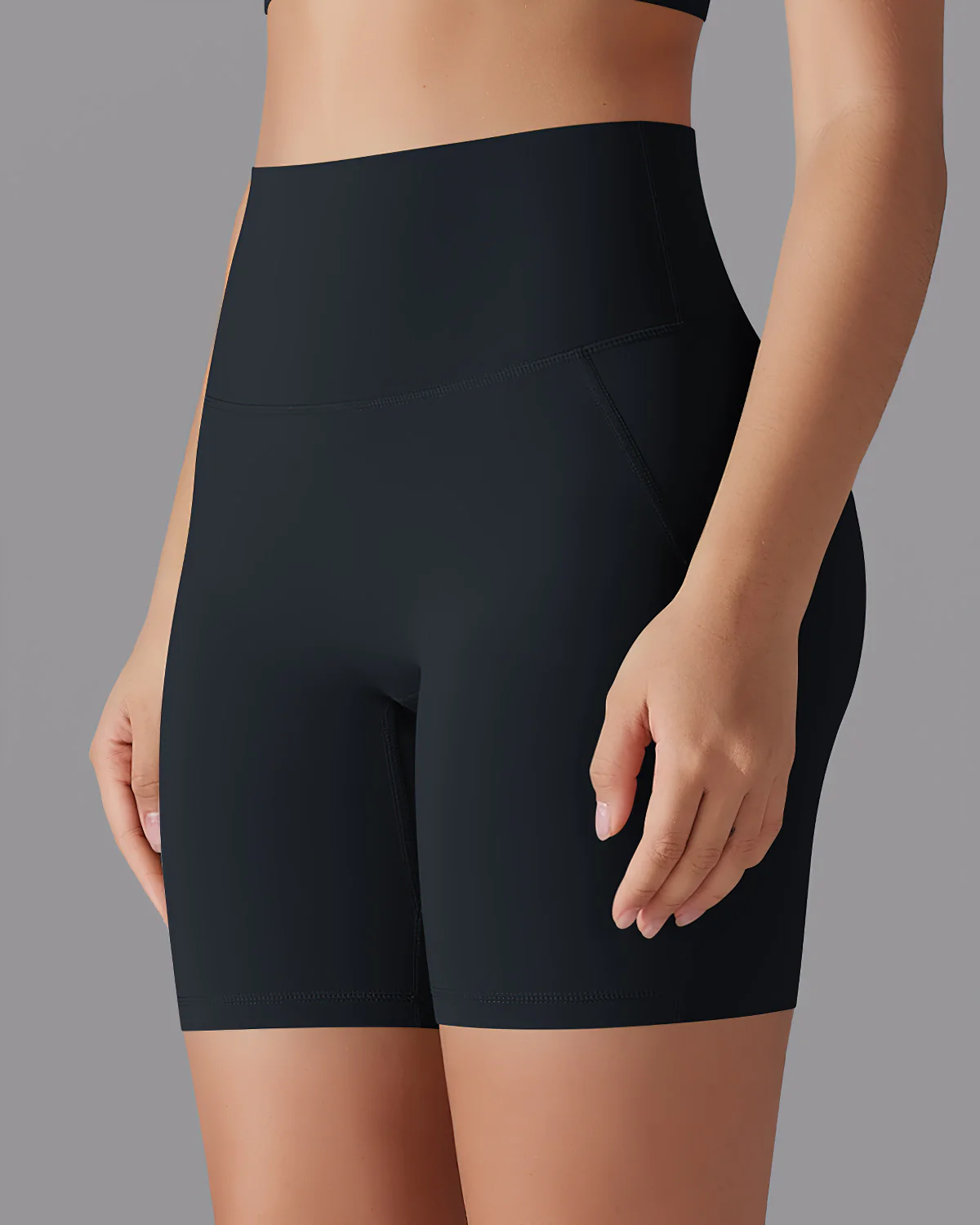 Giselle Seamless Shorts - Black - Image 7