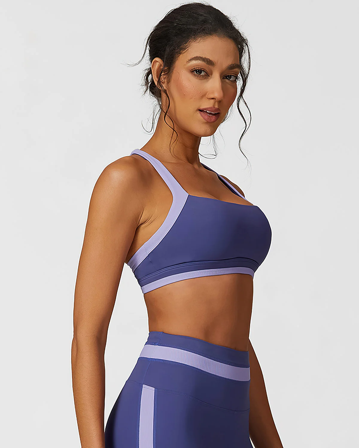 Guinevere Sports Bra - Blue - Image 4