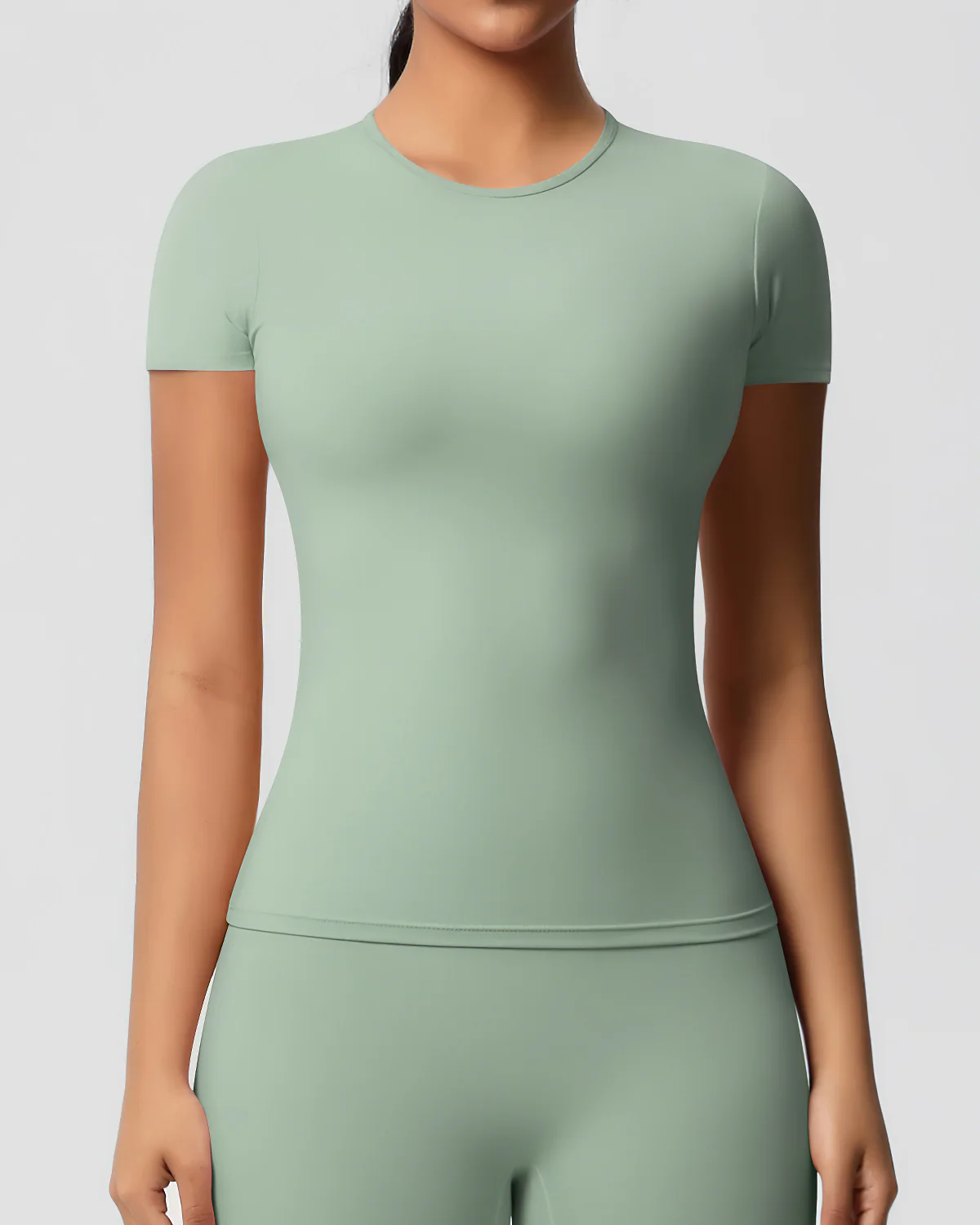 Gwen Active Top - Sage Green - Image 2