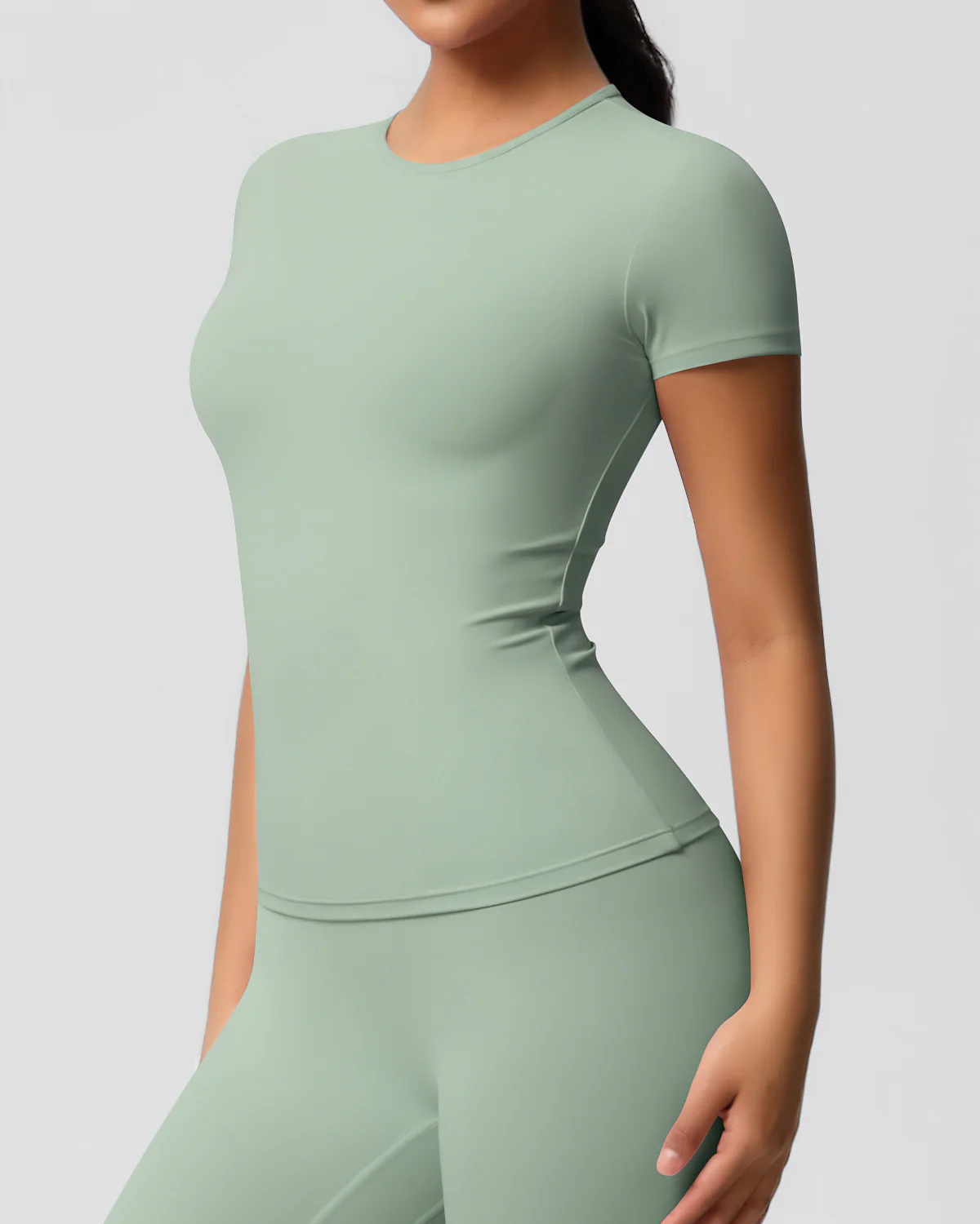 Gwen Active Top - Sage Green - Image 3