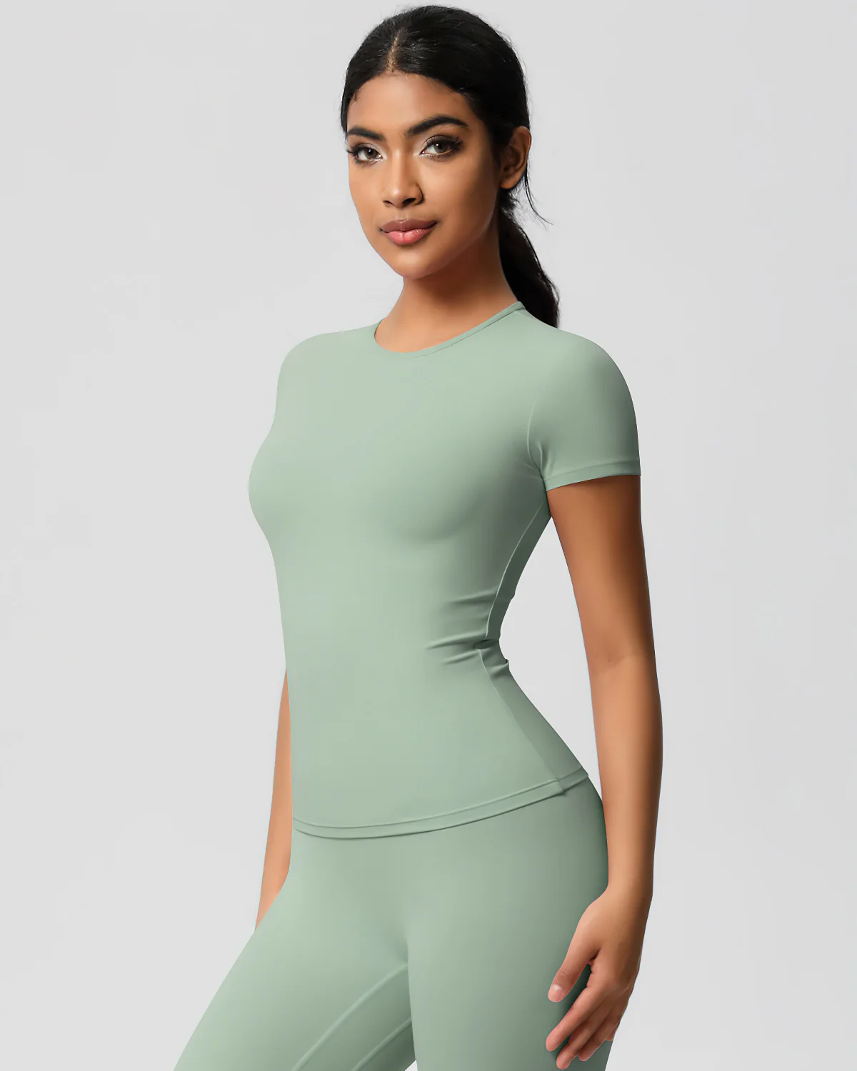 Gwen Active Top - Sage Green - Image 6