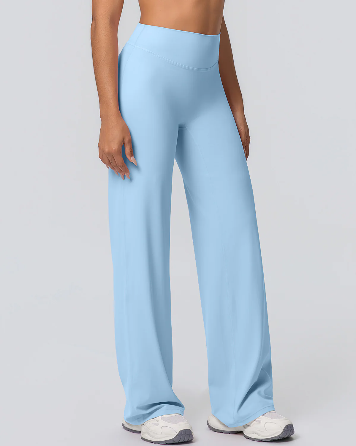 Gwen Flare Leggings - Sky Blue - Image 6