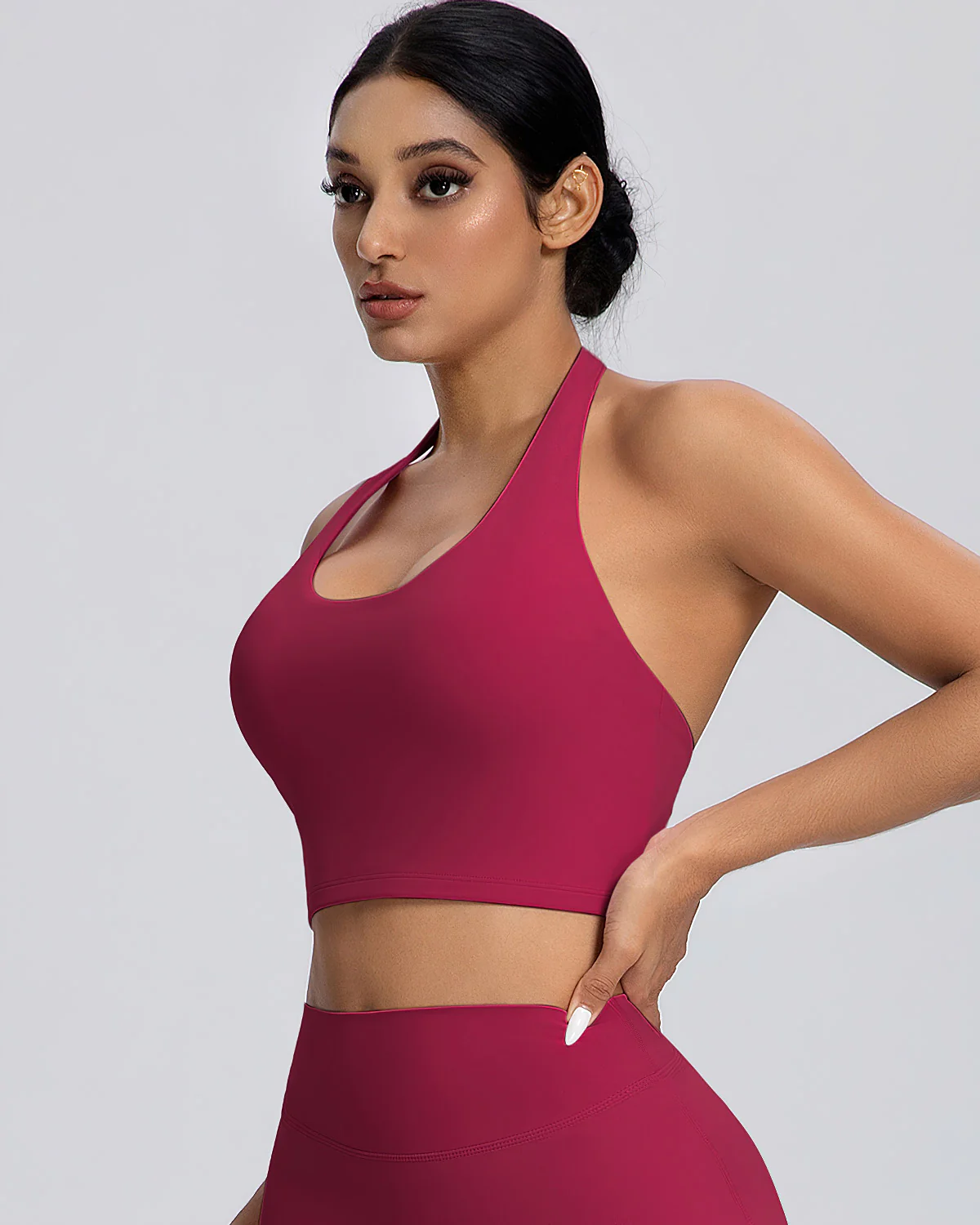 Gwen Halter Top - Carmine - Image 8