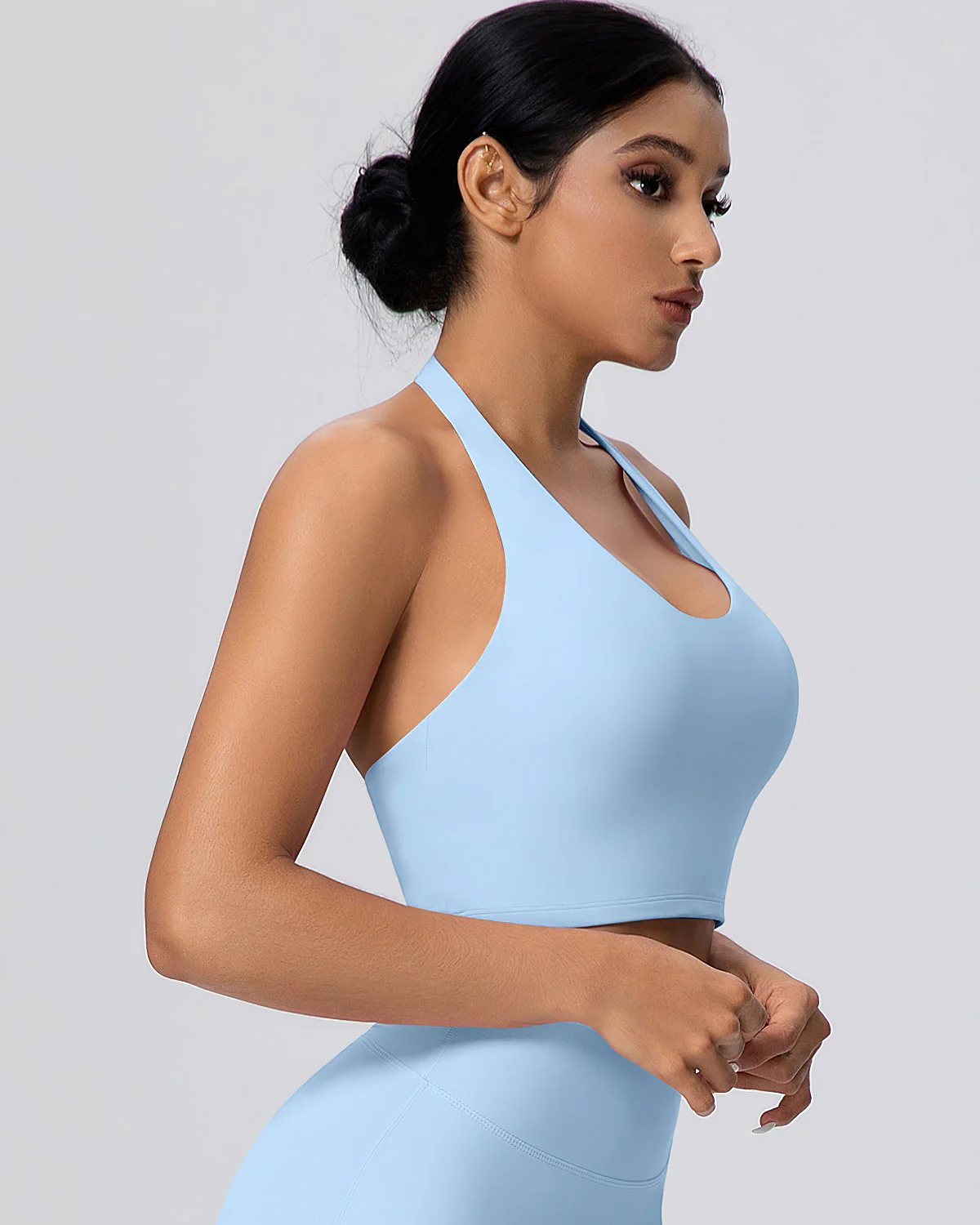 Gwen Halter Top - Sky Blue - Image 6