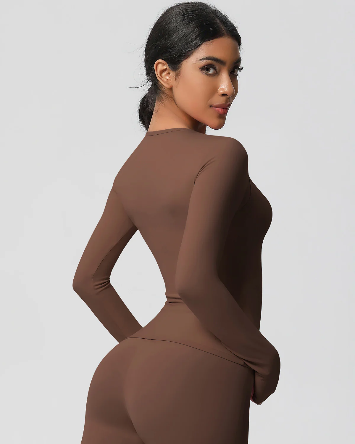 Gwen Long Sleeve - Brown - Image 6