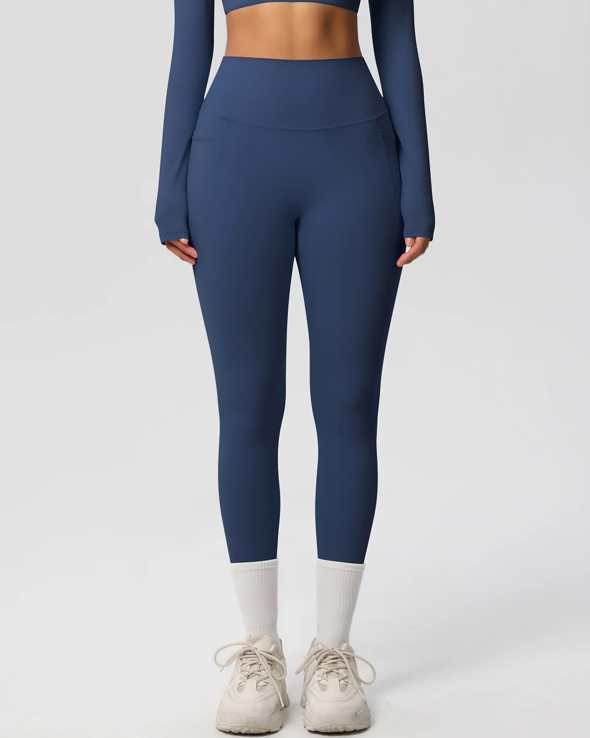 Gwen Pocket Leggings - Navy - Image 6