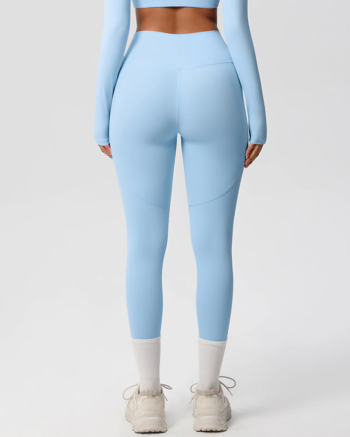 Gwen Pocket Leggings - Sky Blue - Image 6