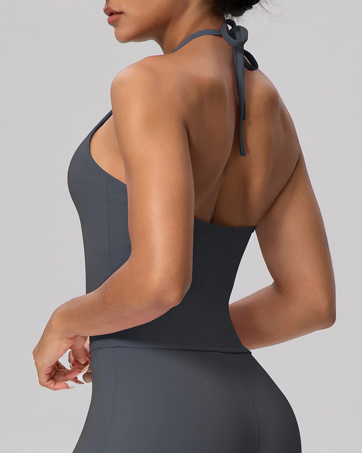 Gwen Tank Top - Dark Grey - Image 4