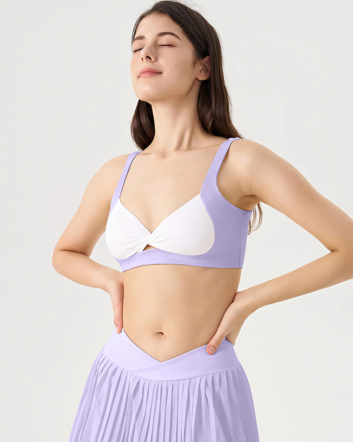 Helena Sports Bra - Purple - Image 3