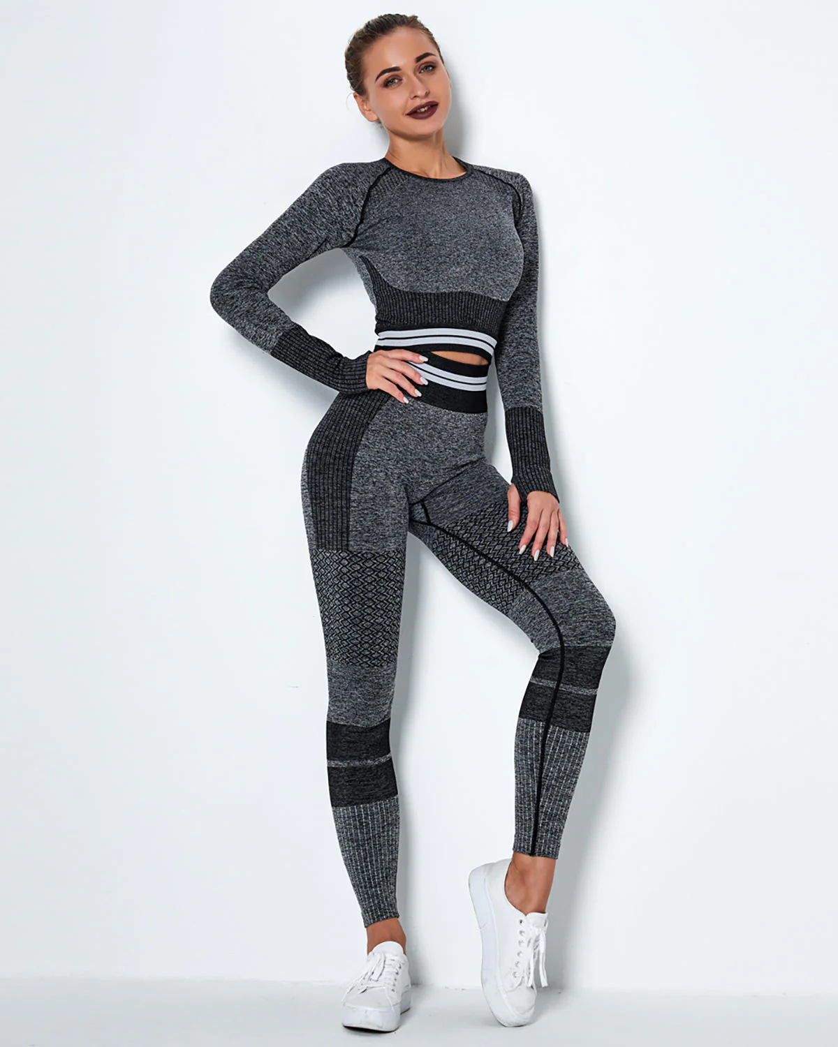 Imperia Seamless Leggings - Black - Image 9