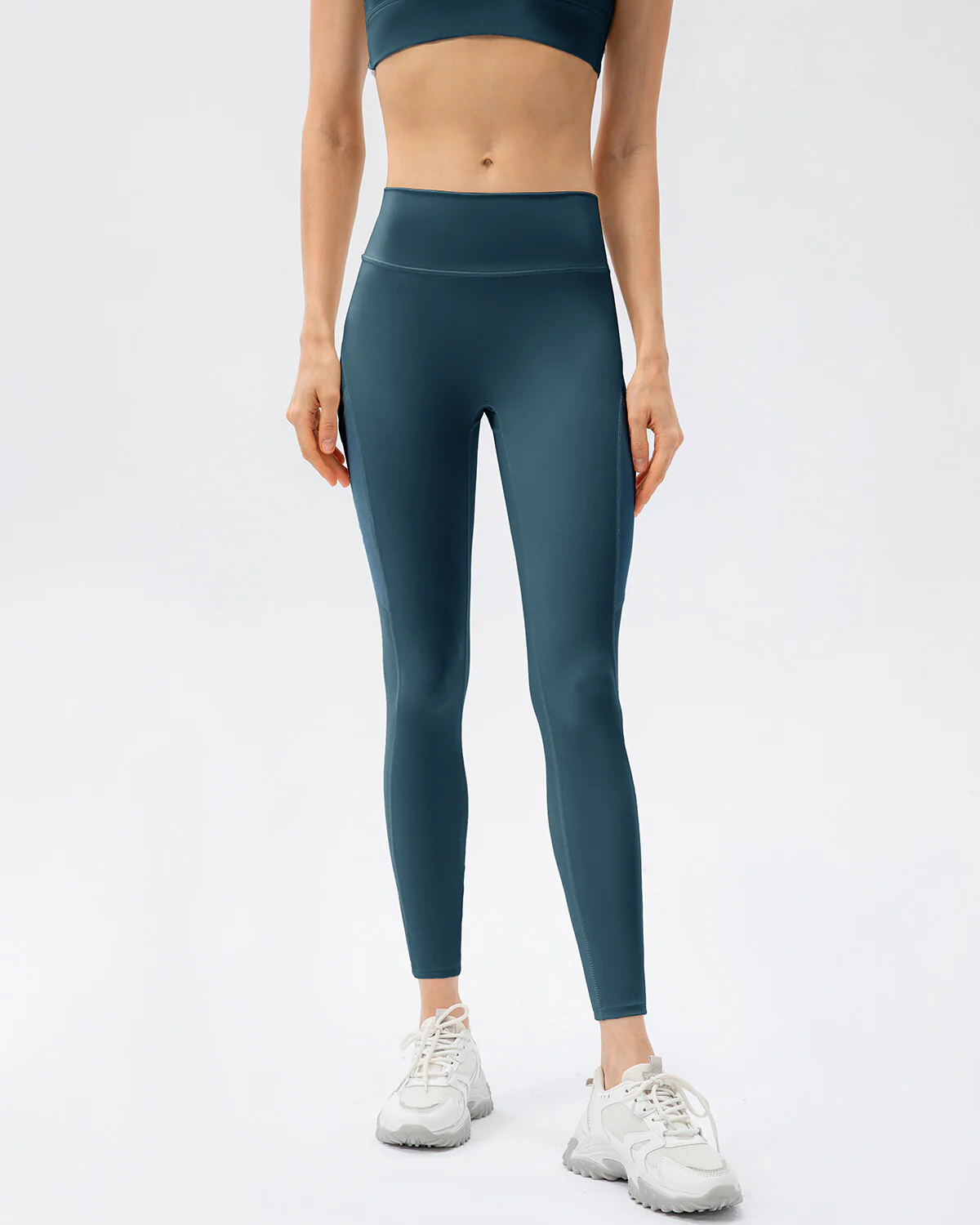 Iris Seamless Pocket Leggings - Blue - Image 2