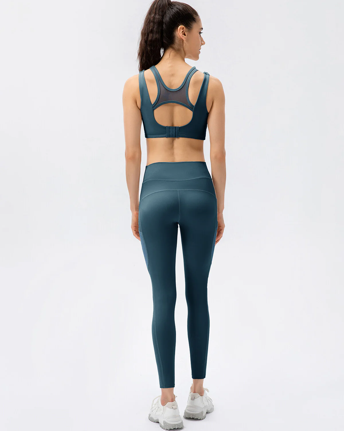 Iris Seamless Pocket Leggings - Blue - Image 4