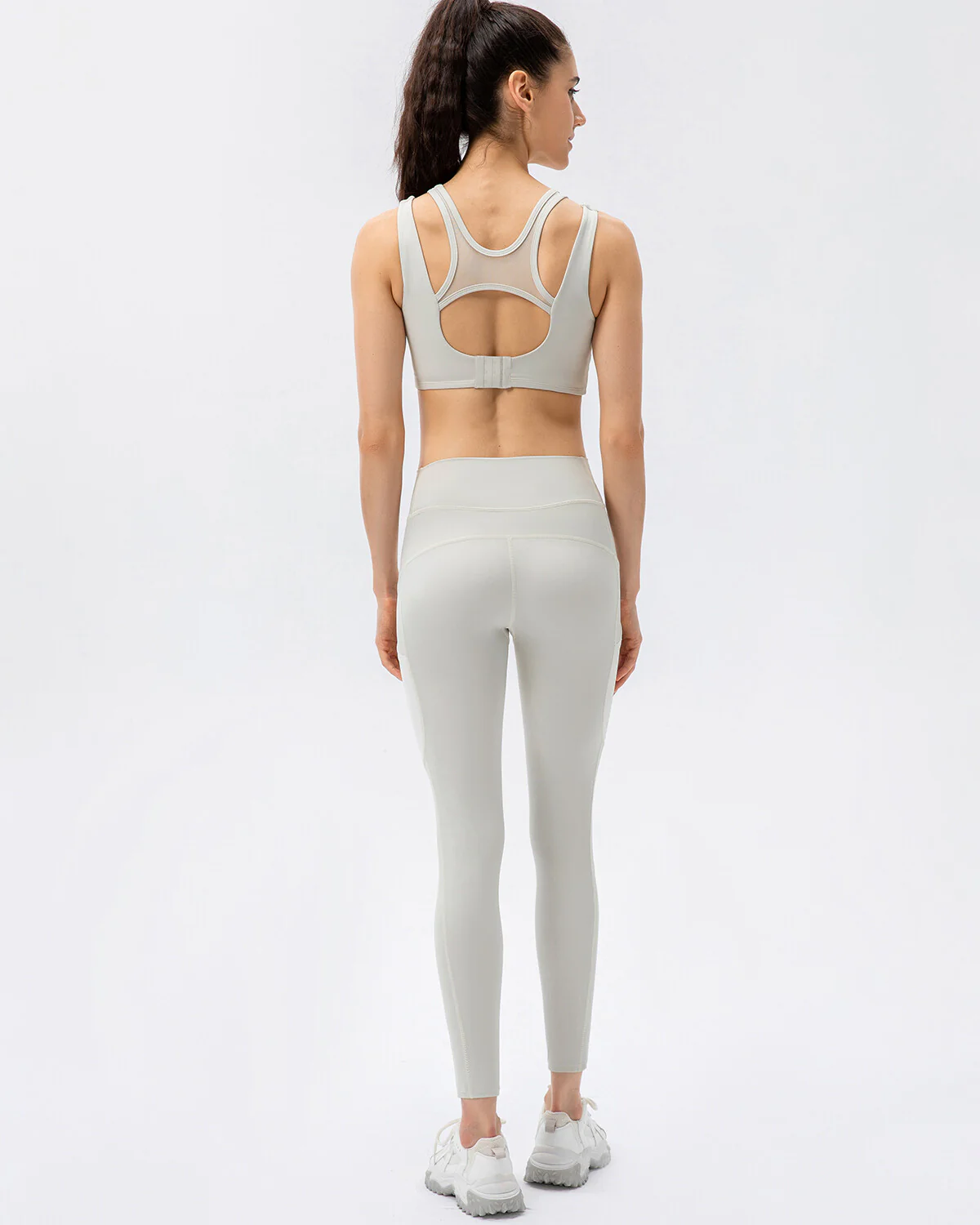Iris Sports Bra - White - Image 7