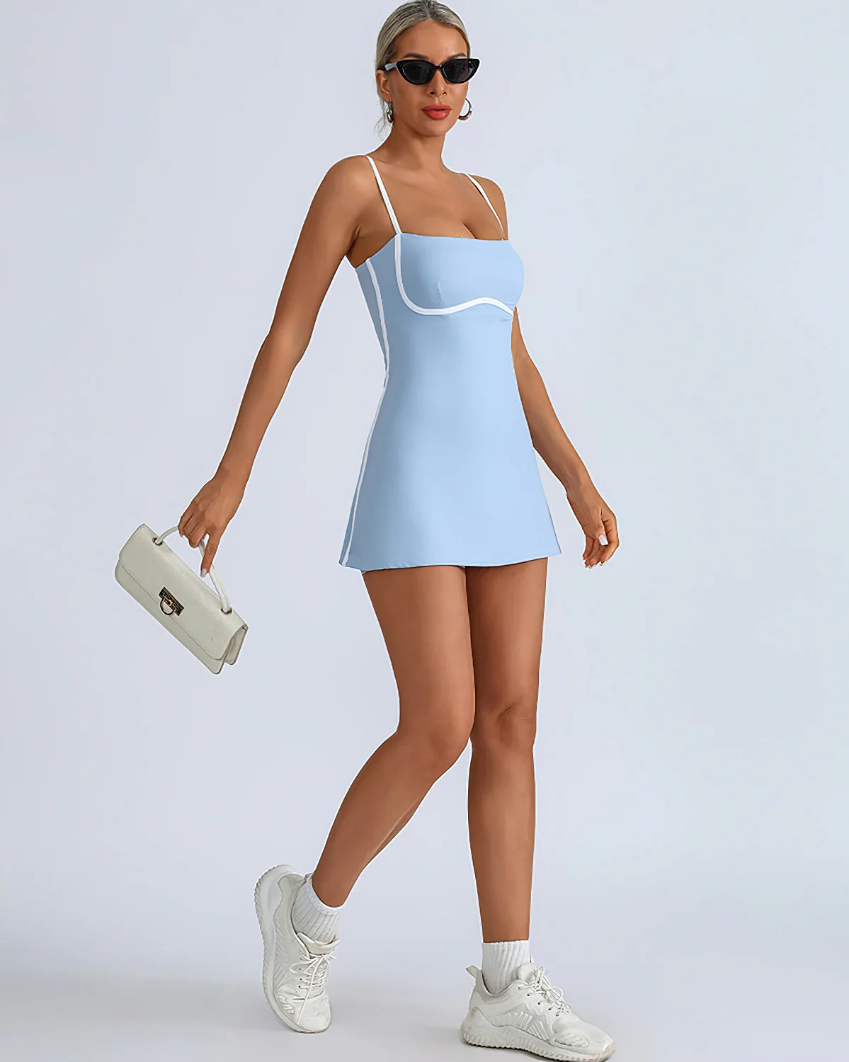 Jessamine Romper - Sky Blue - Image 6